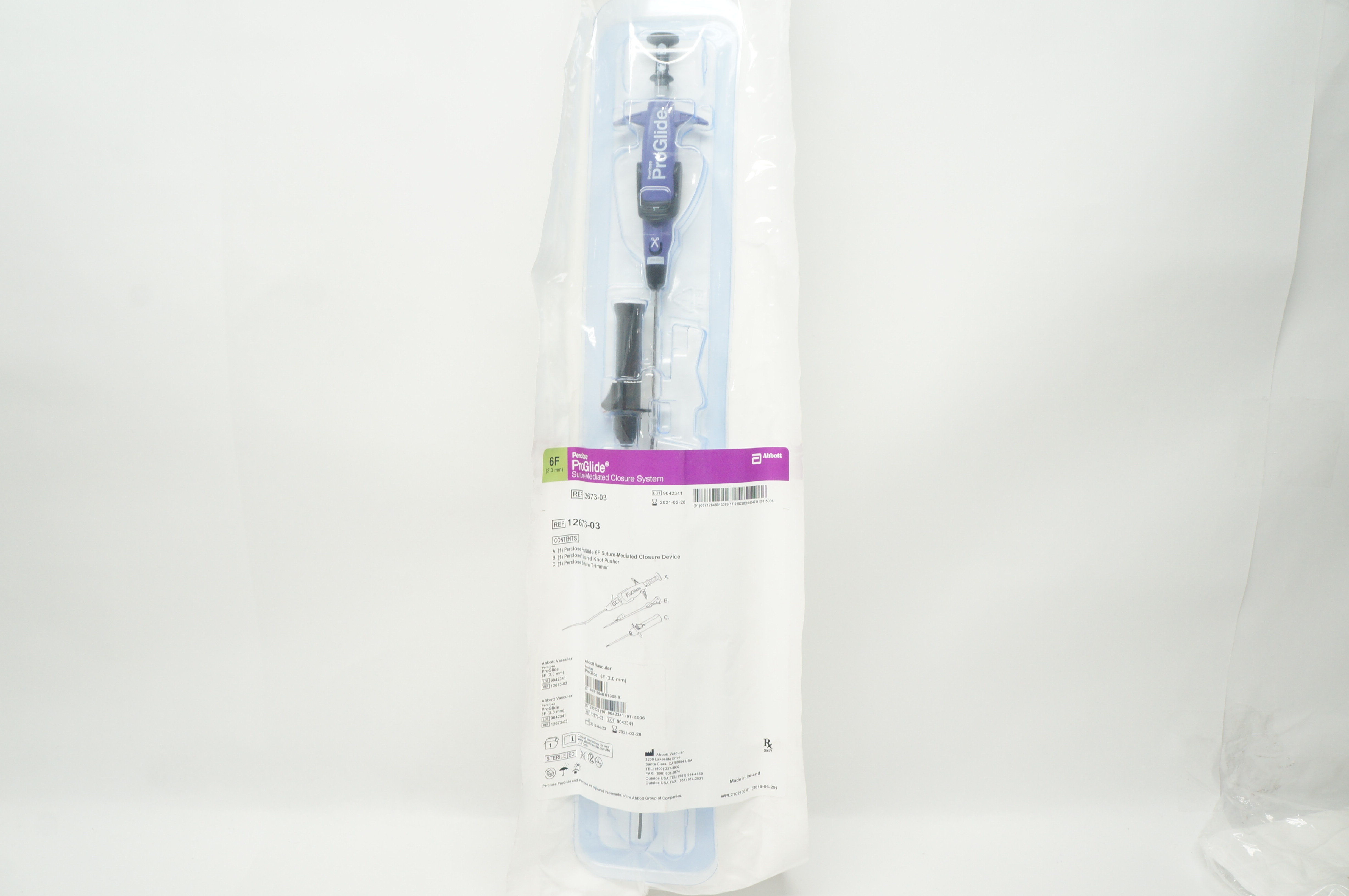 Abbott 12673-03 Perclose ProGlide Stre-Mediated Closure System 6F (x)