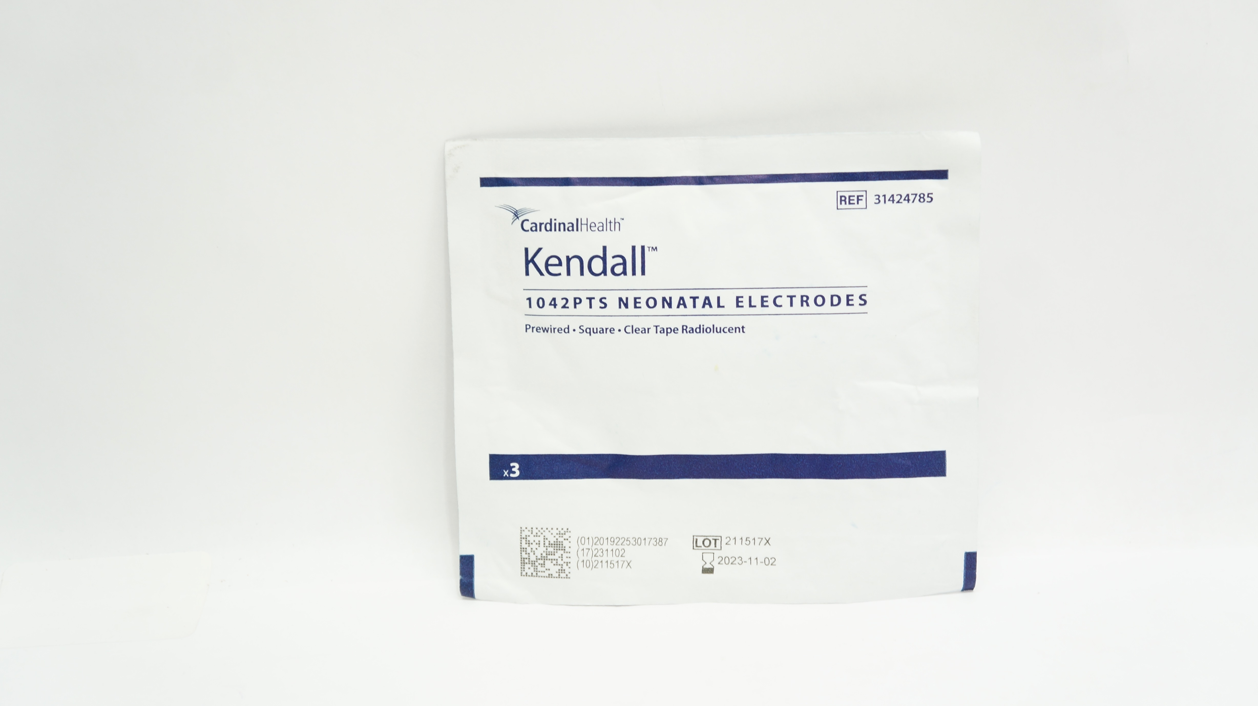 Cardinal Health 31424785 Kendall 1042PTS Neonatal Electrodes - Pack of 3