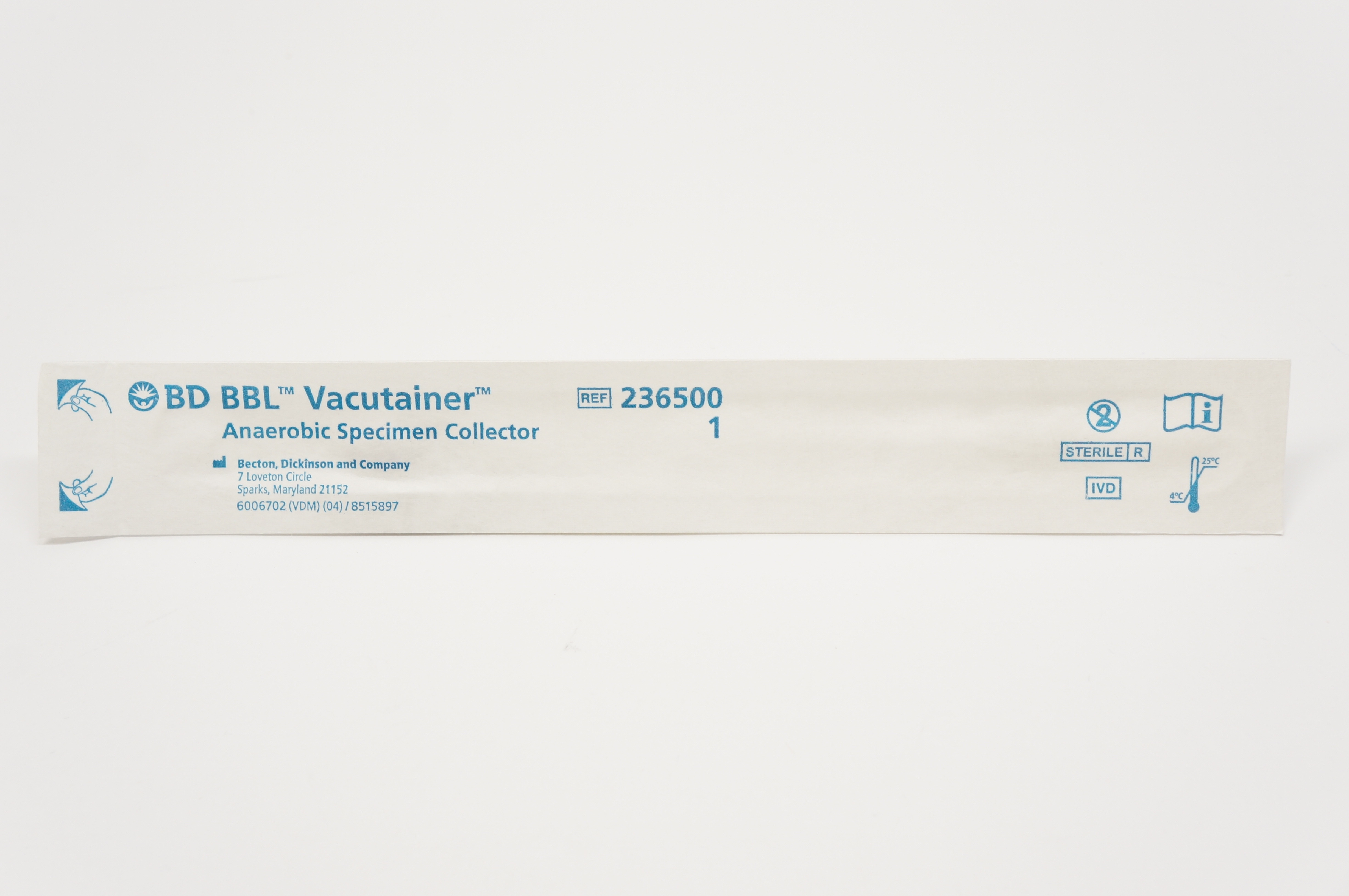 BD 236500 BBL Vacutainer Anaerobic Specimen Collector (x)