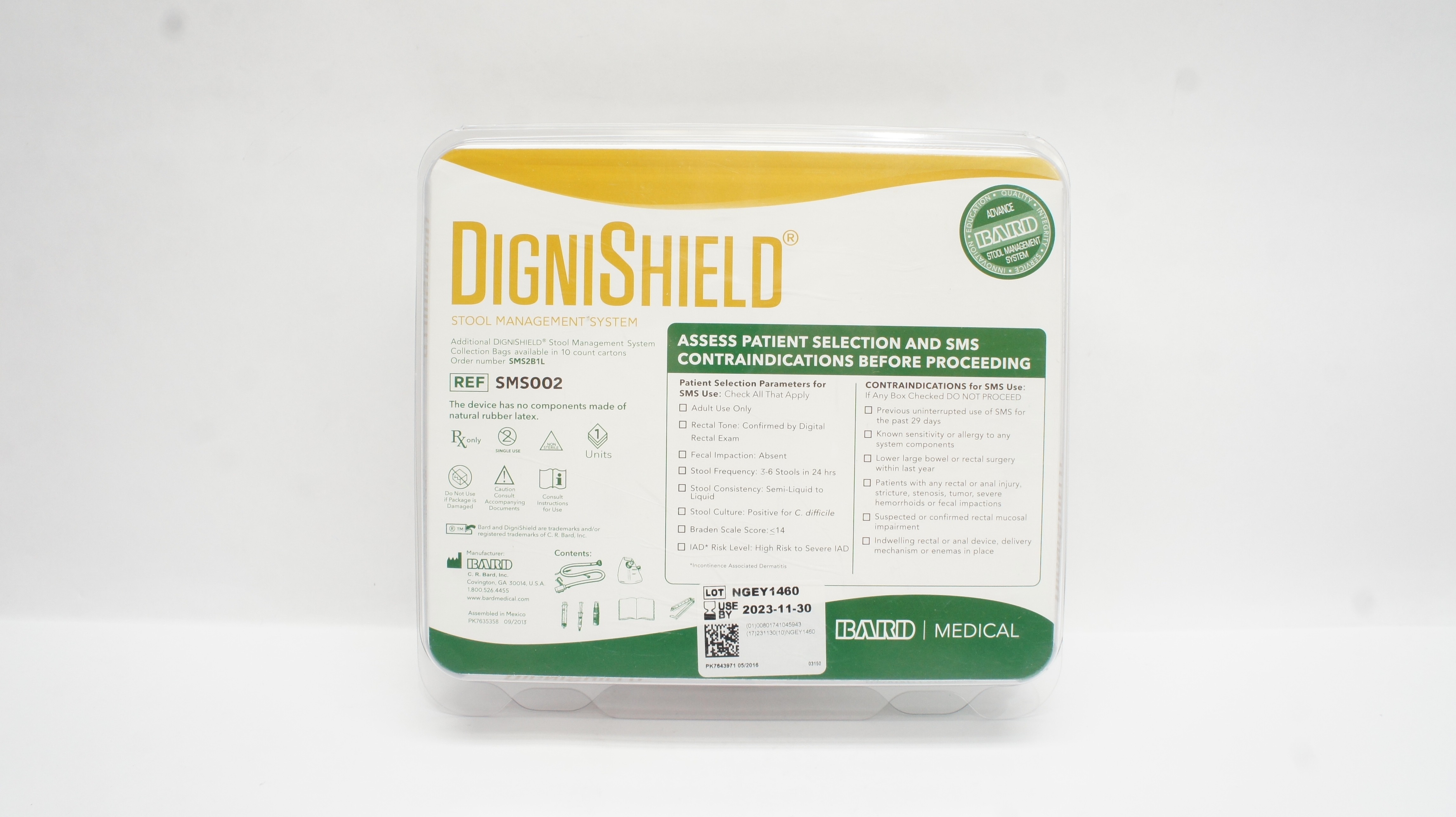 Bard SMS002 DigniShield Stool Management System (x)
