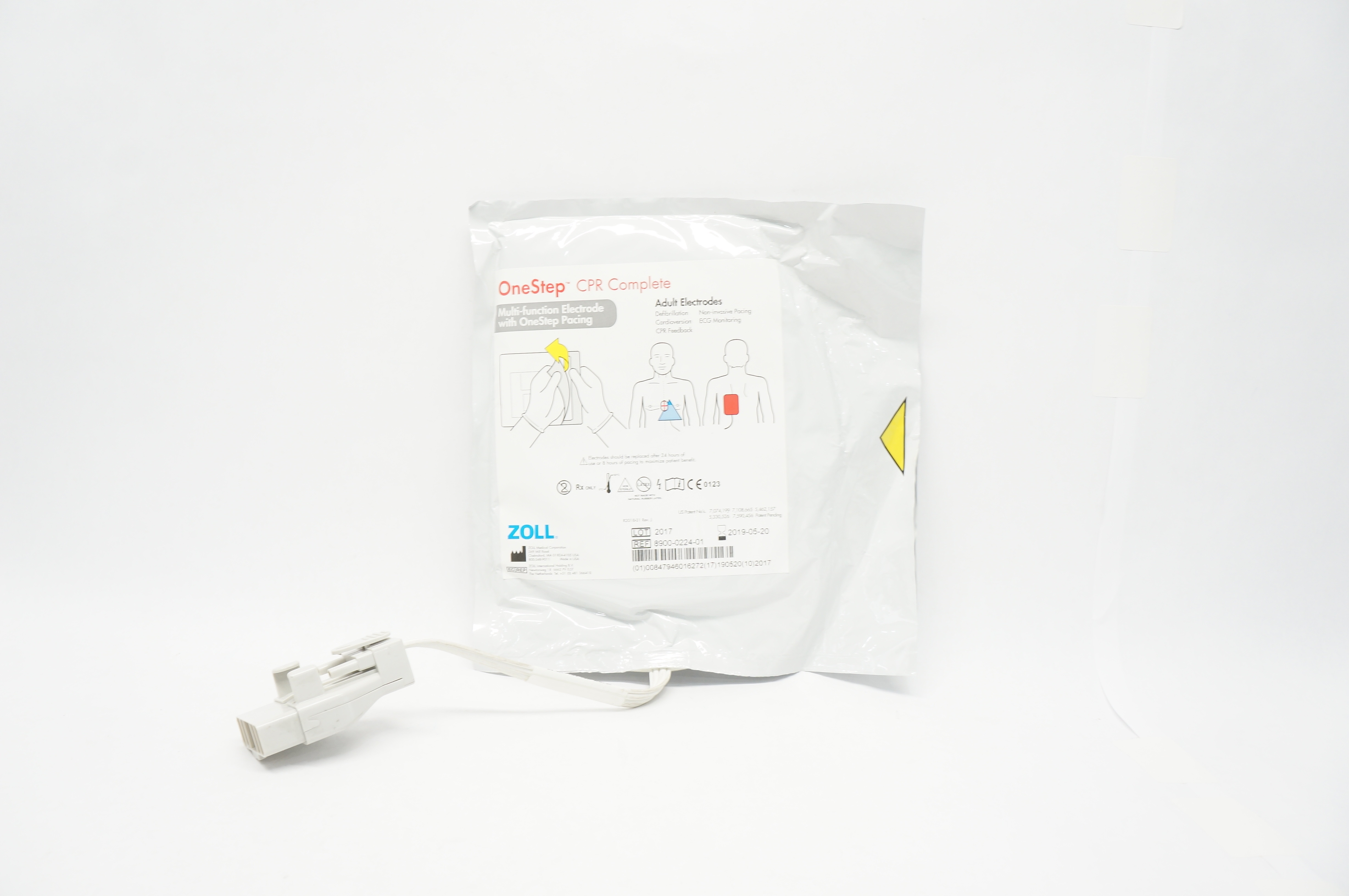 Zoll 8900-0224-01 OneStep CPR Complete Adult Multi-Function Electrodes (x)