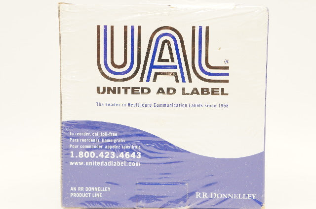 United Ad Label US402 Blank Transparent Label - Clear Permanent