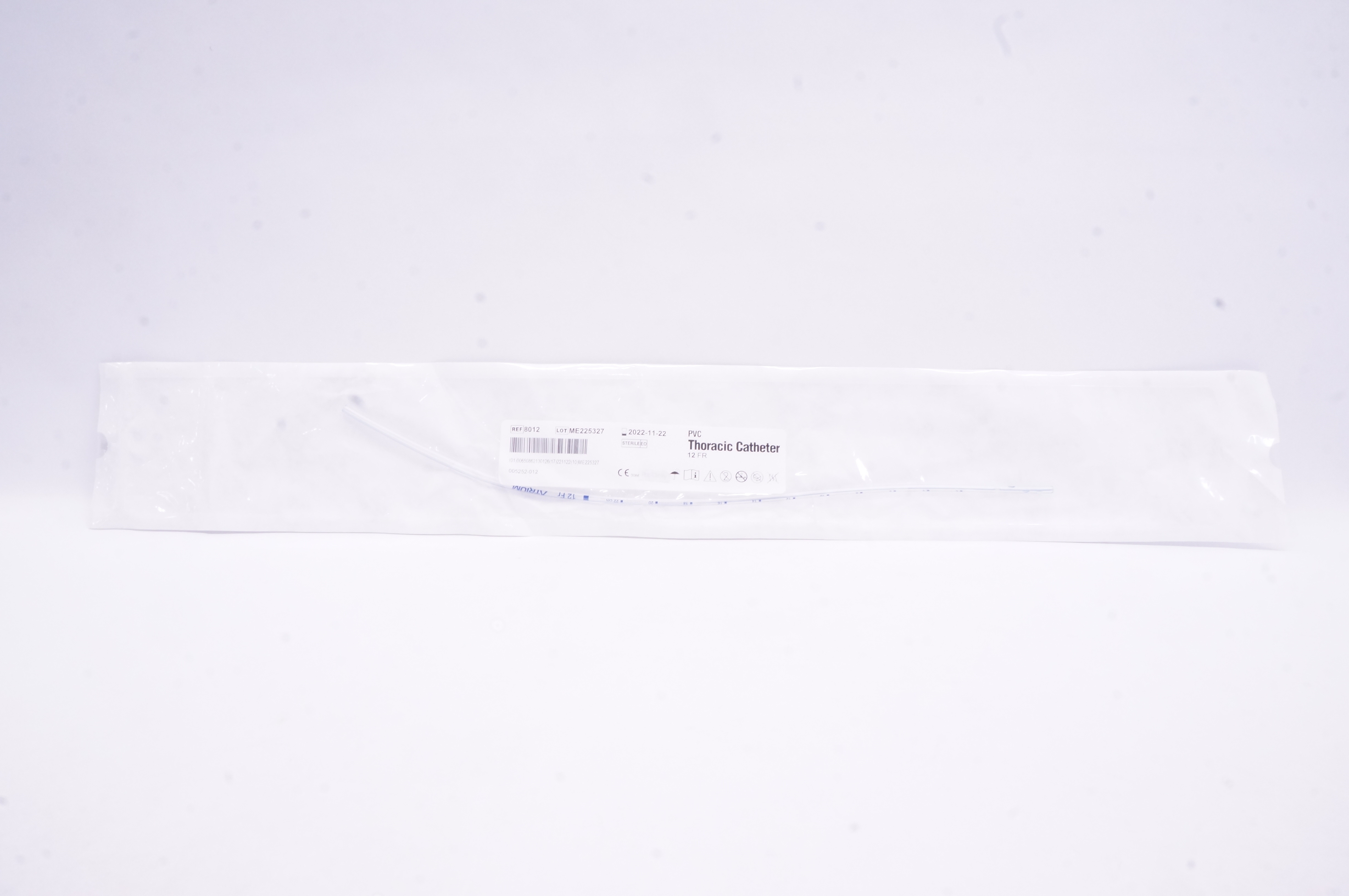 Atrium 8012 PVC Thoracic Cath. 12FR. (x)