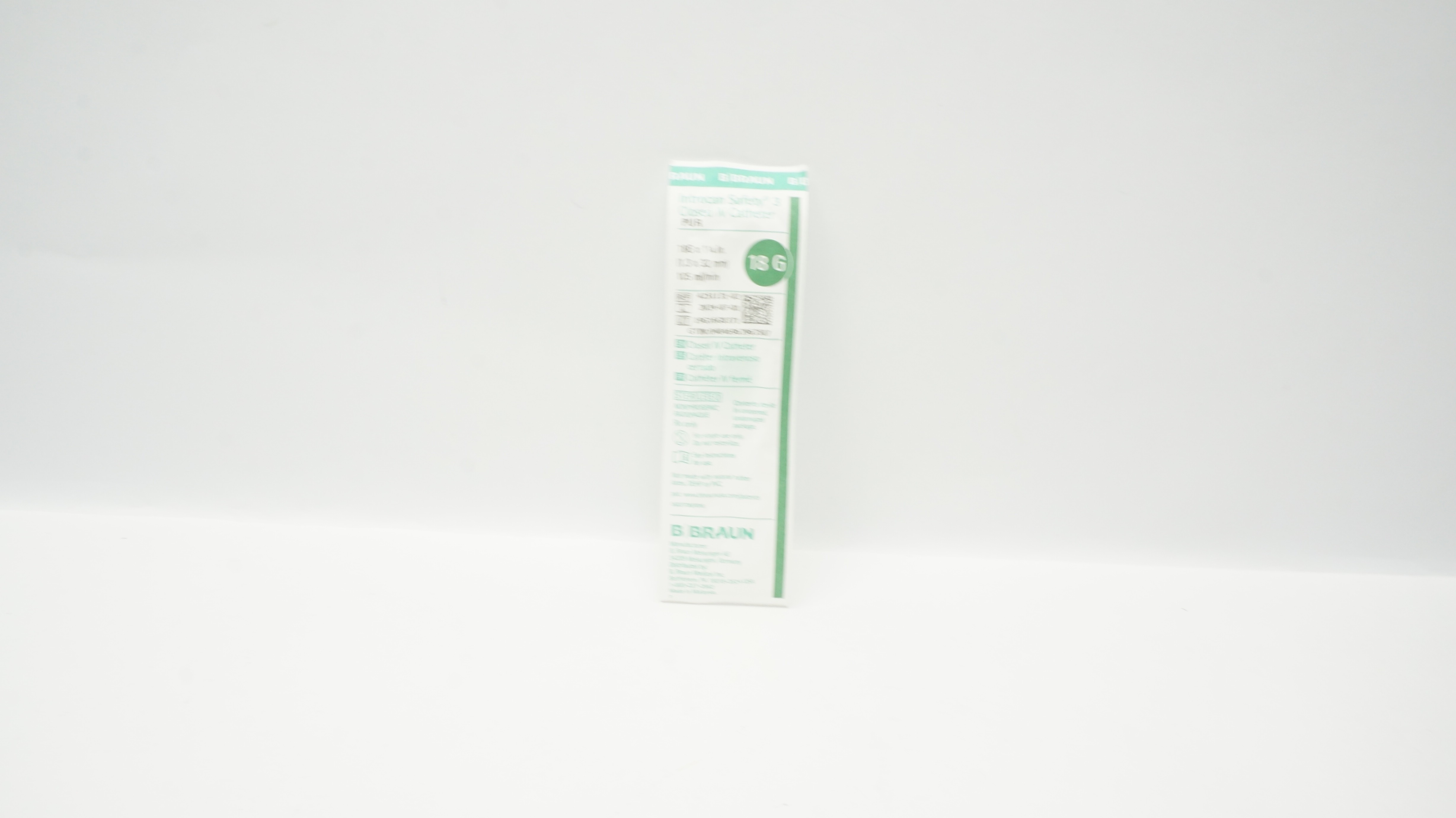 Braun 4251131-02 Introcan Safety 3 Closed IV Cath. 18G x 1-1/4inch 105mL/min (x)