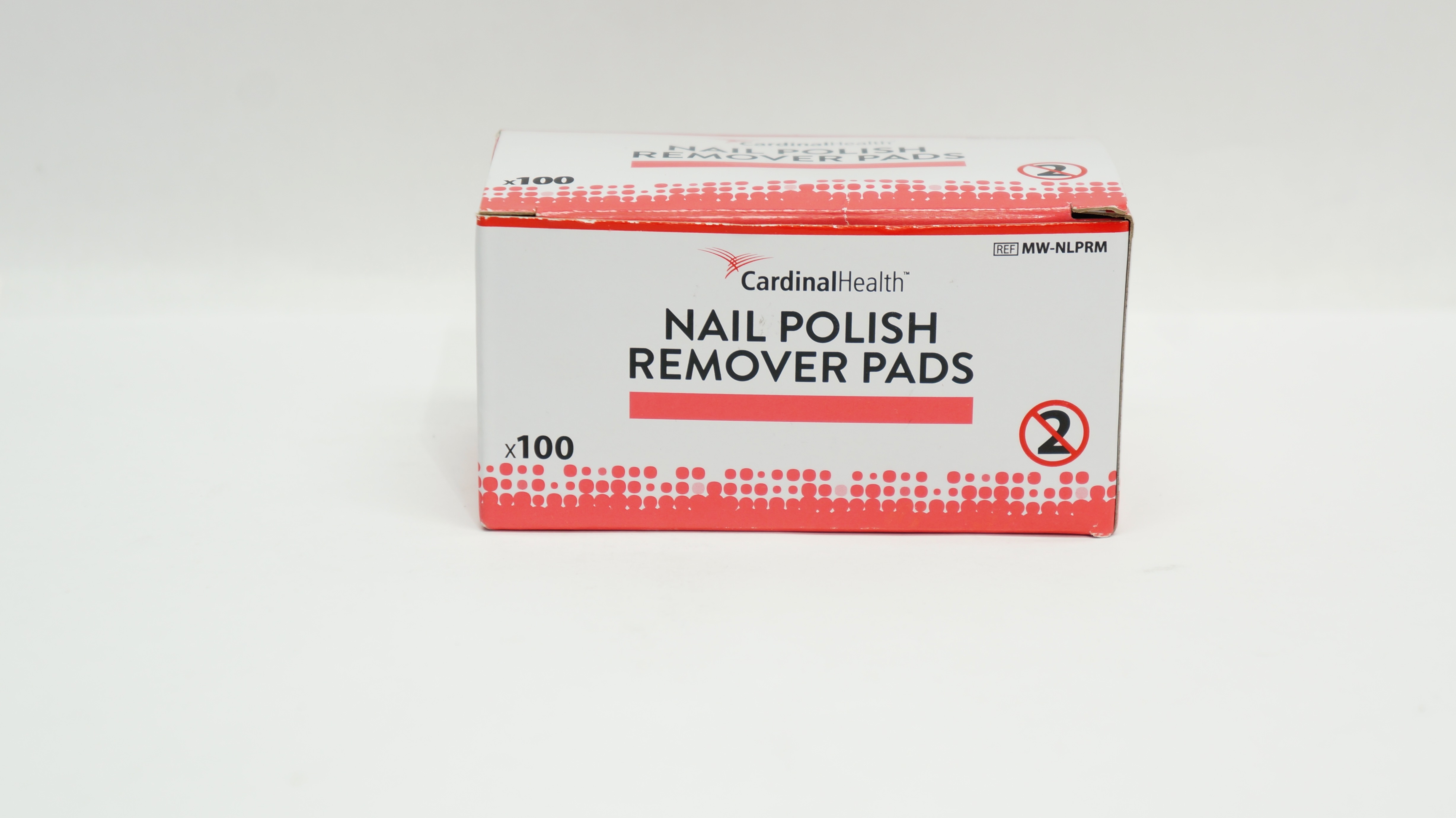 Cardinal Health MW-NLPRM Nail Polish Remover Pads - Box of 50