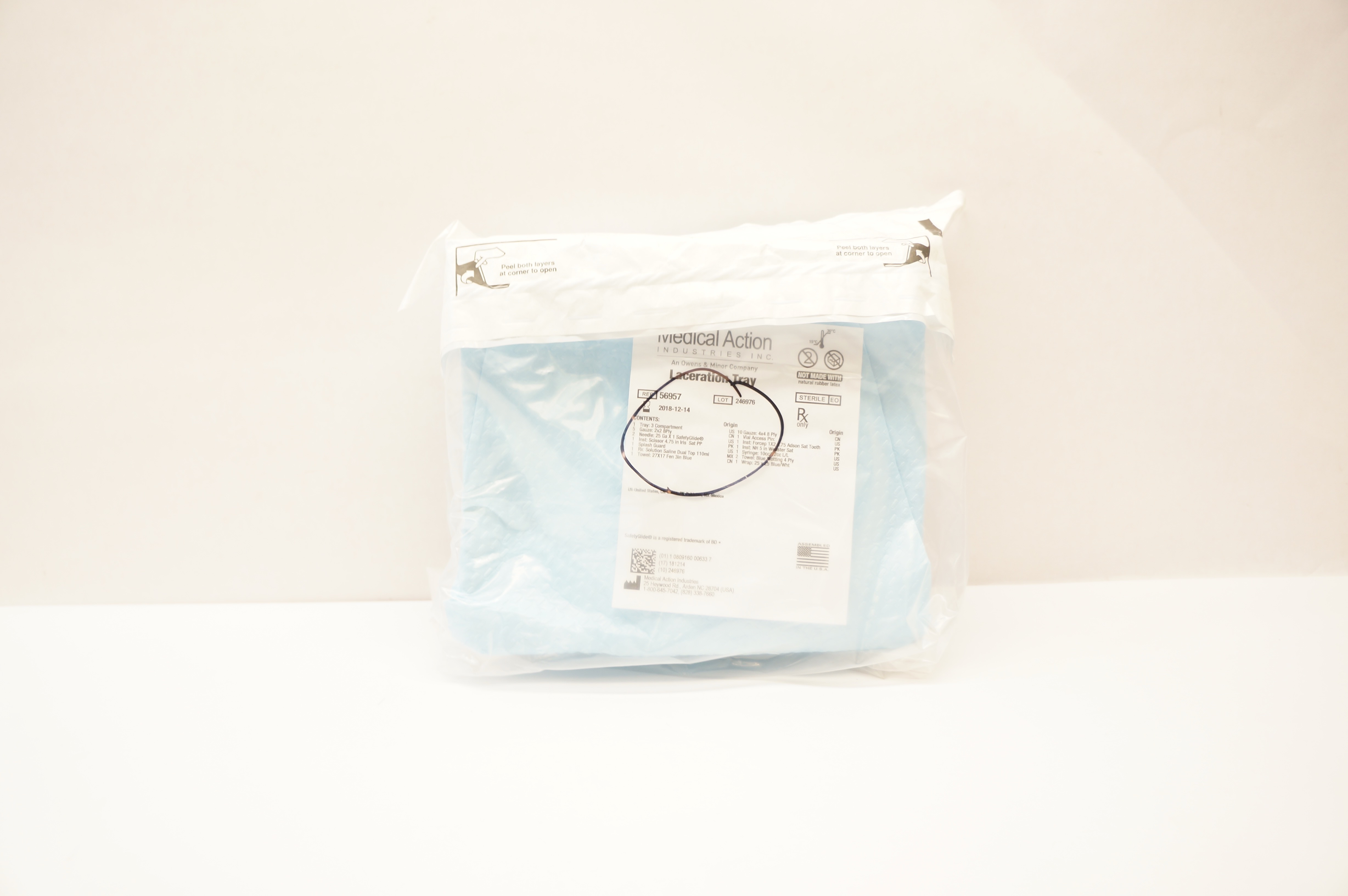 Medical Action 56957 Laceration Tray (x)