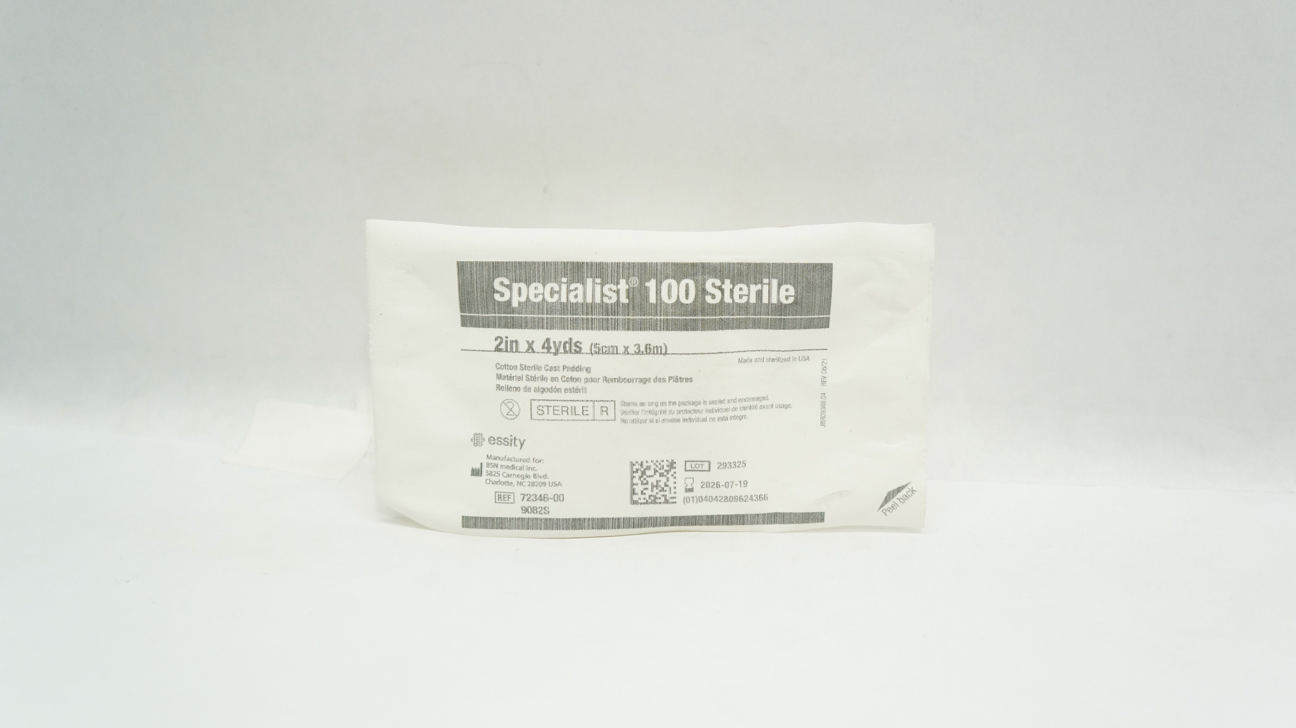 BSN Medical 72346-00 Specialist 100 Sterile Cotton Cast Padding 2inch x 4yds.