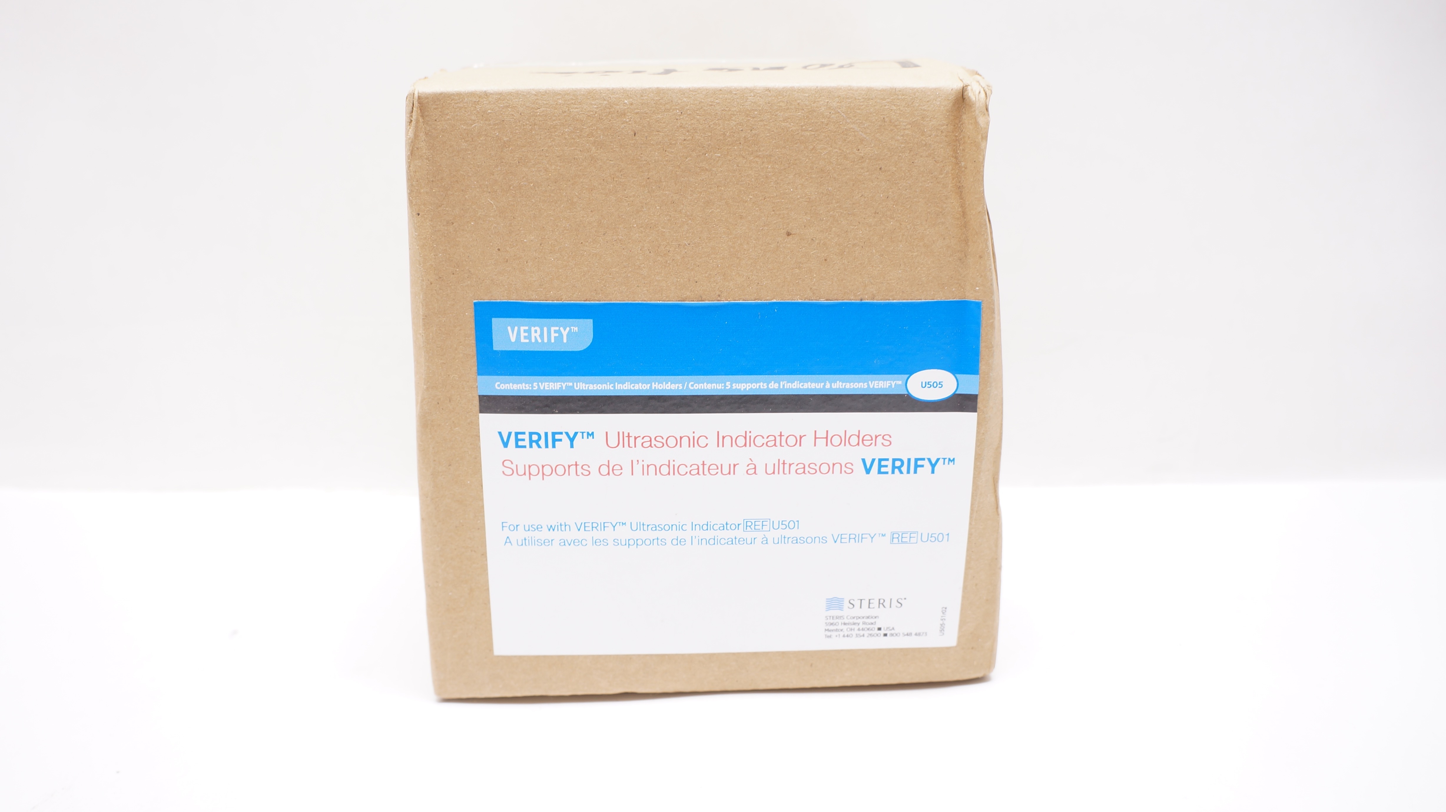 Steris U501 Verify Ultrasonic Indicator Holders - Case of 5