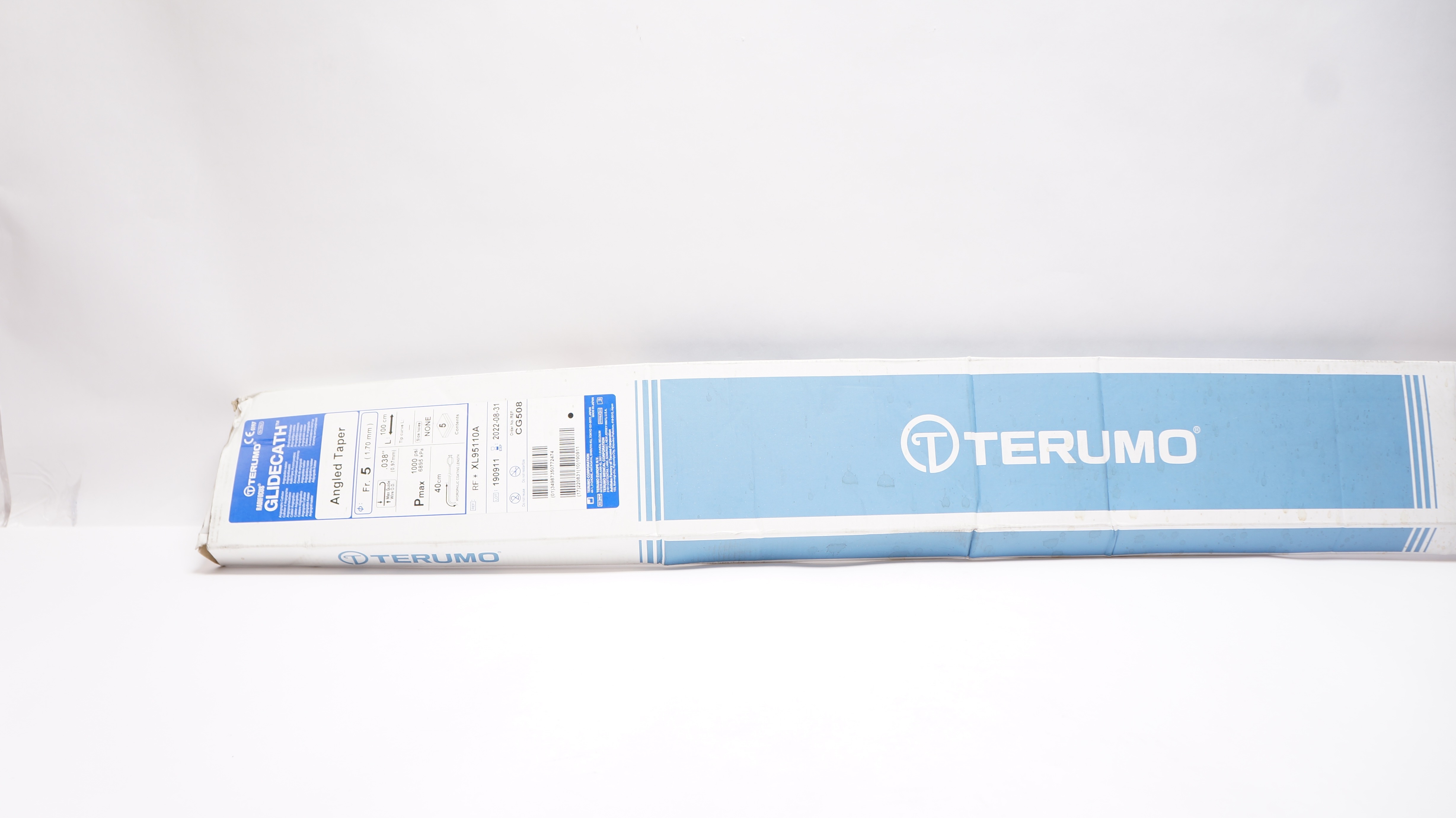 Terumo XL95110A Radifocus Glidecath Angiograthic Cath. 5Fr x