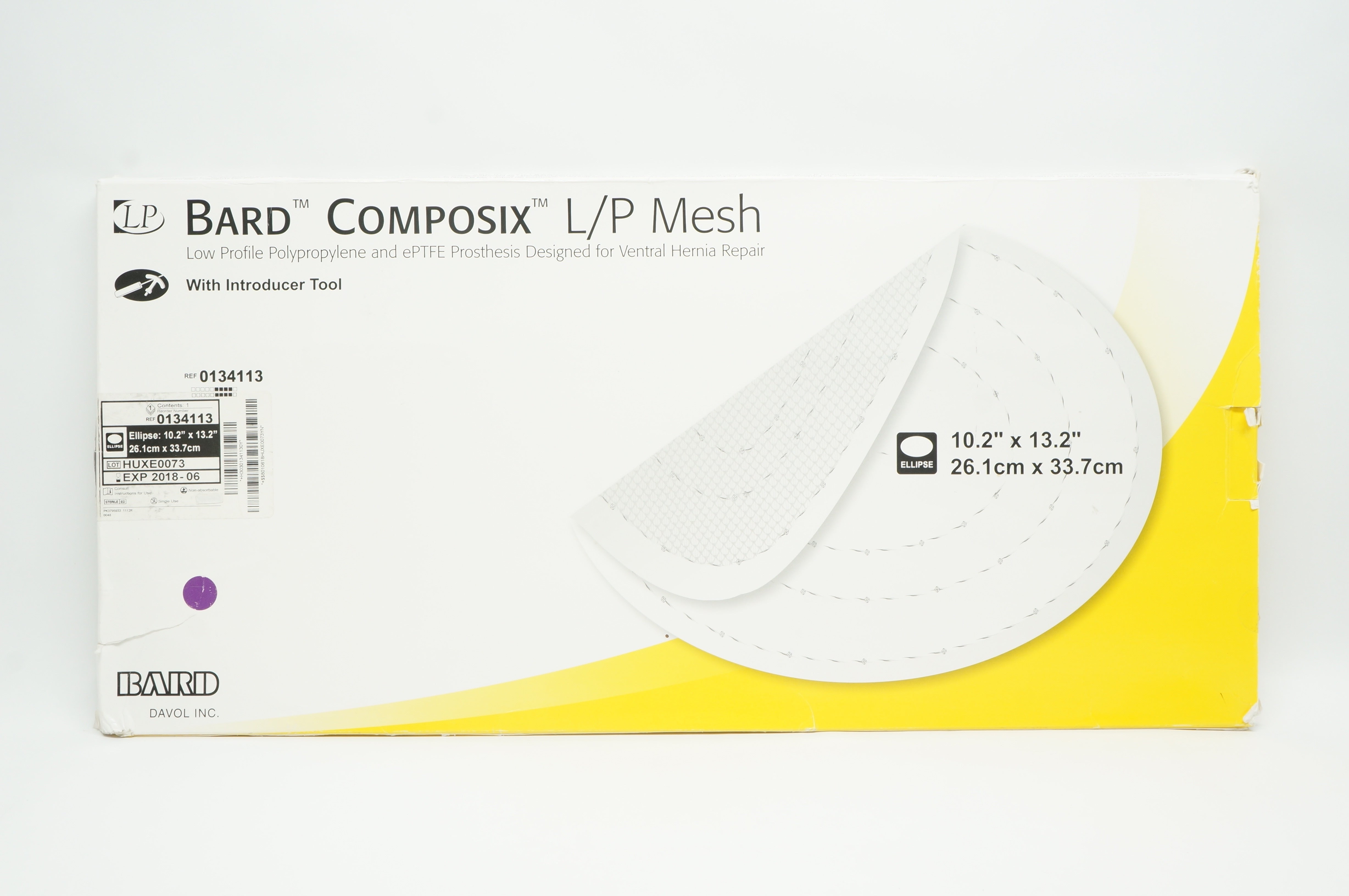 Bard 0134113 Composix L/P Mesh 10.2inch x 13.2inch (x)