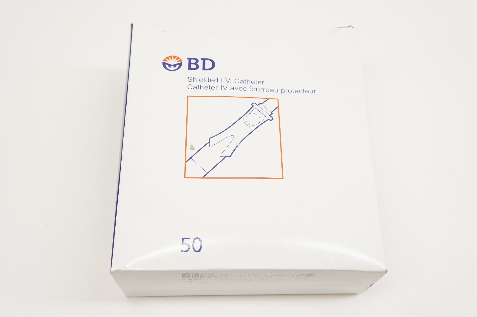 BD 381423 Insyte Autoguard Shielded IV Cath. 22Ga x 1inch (x) - Box of 50