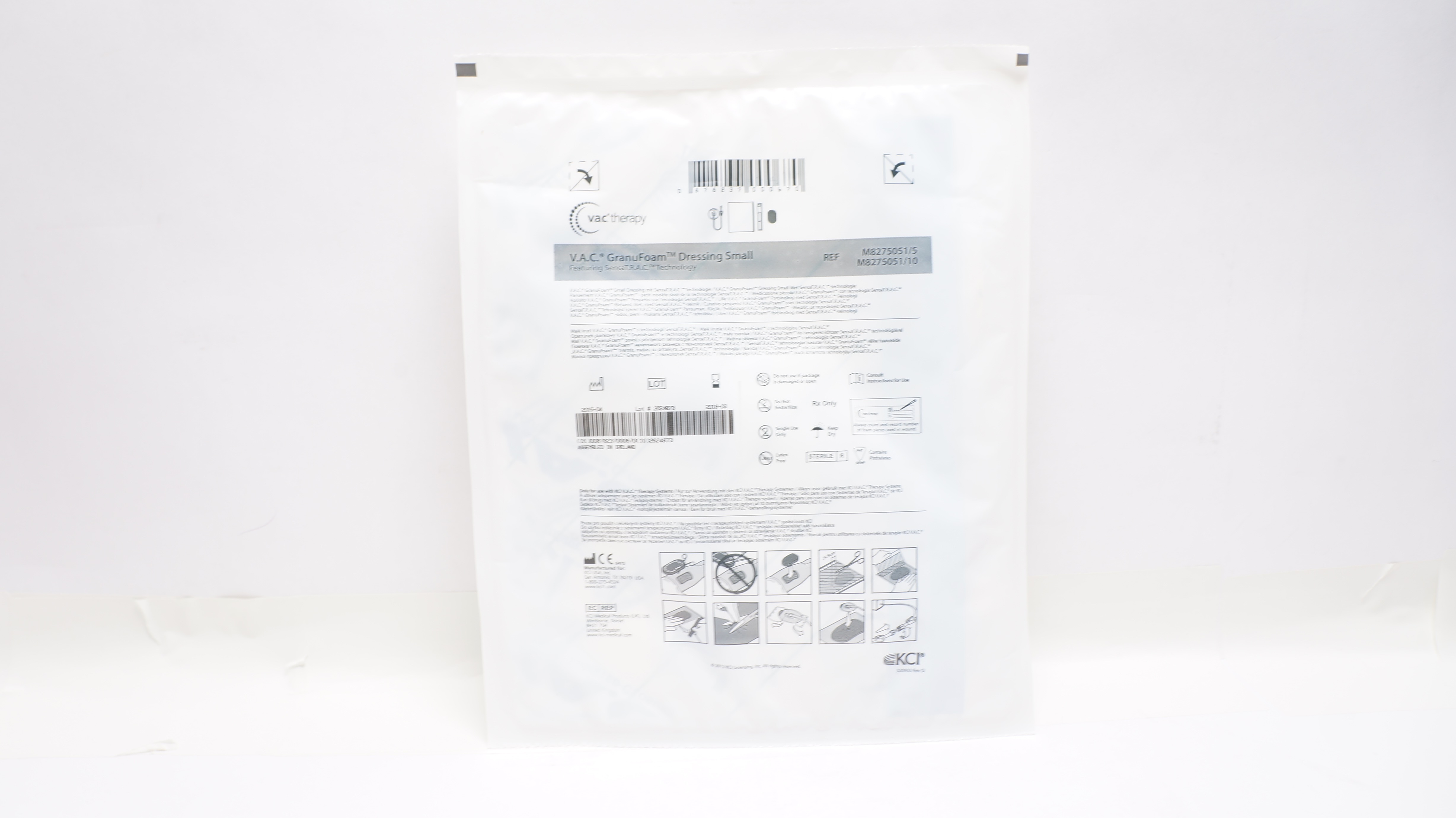 KCI M8275051/5 V.A.C. Granufoam Dressing, Small (x)