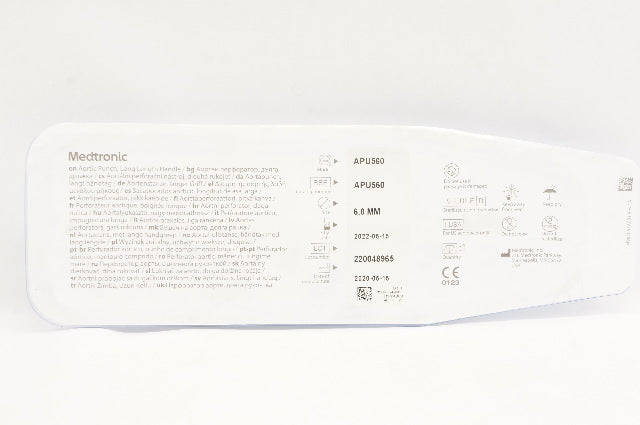 Medtronic APU560 Aortic Punch Long Length Handle ID 6.0mm