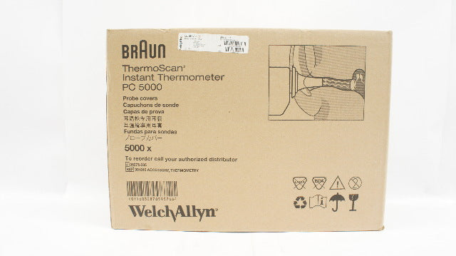 Welch Allyn 05075-005  ThermoScan Instant Thermometer PC 5000 - Case of 5000