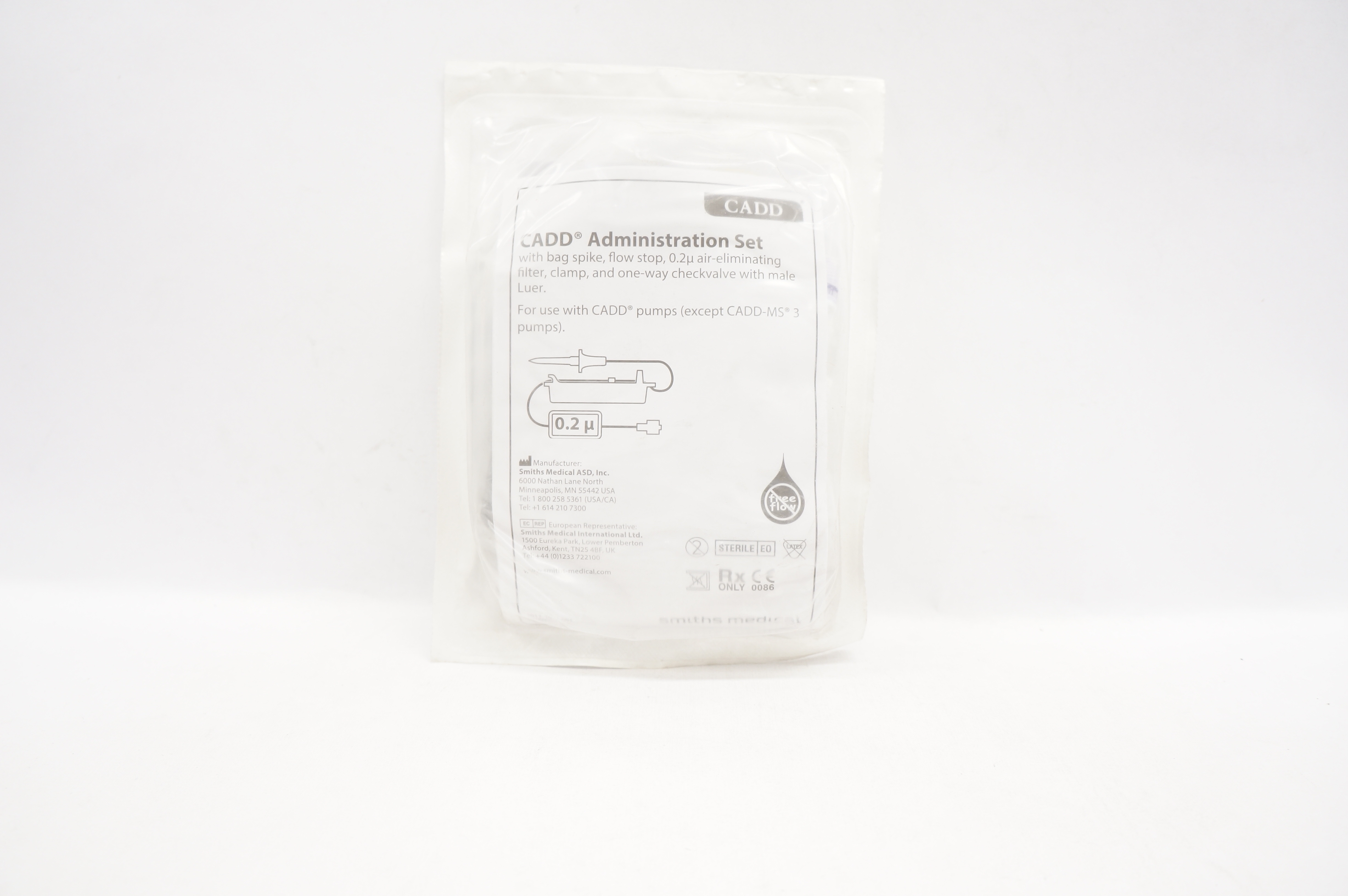 Smiths Medical 21-7339-24 CADD Administration Set 6.2ml 130inch