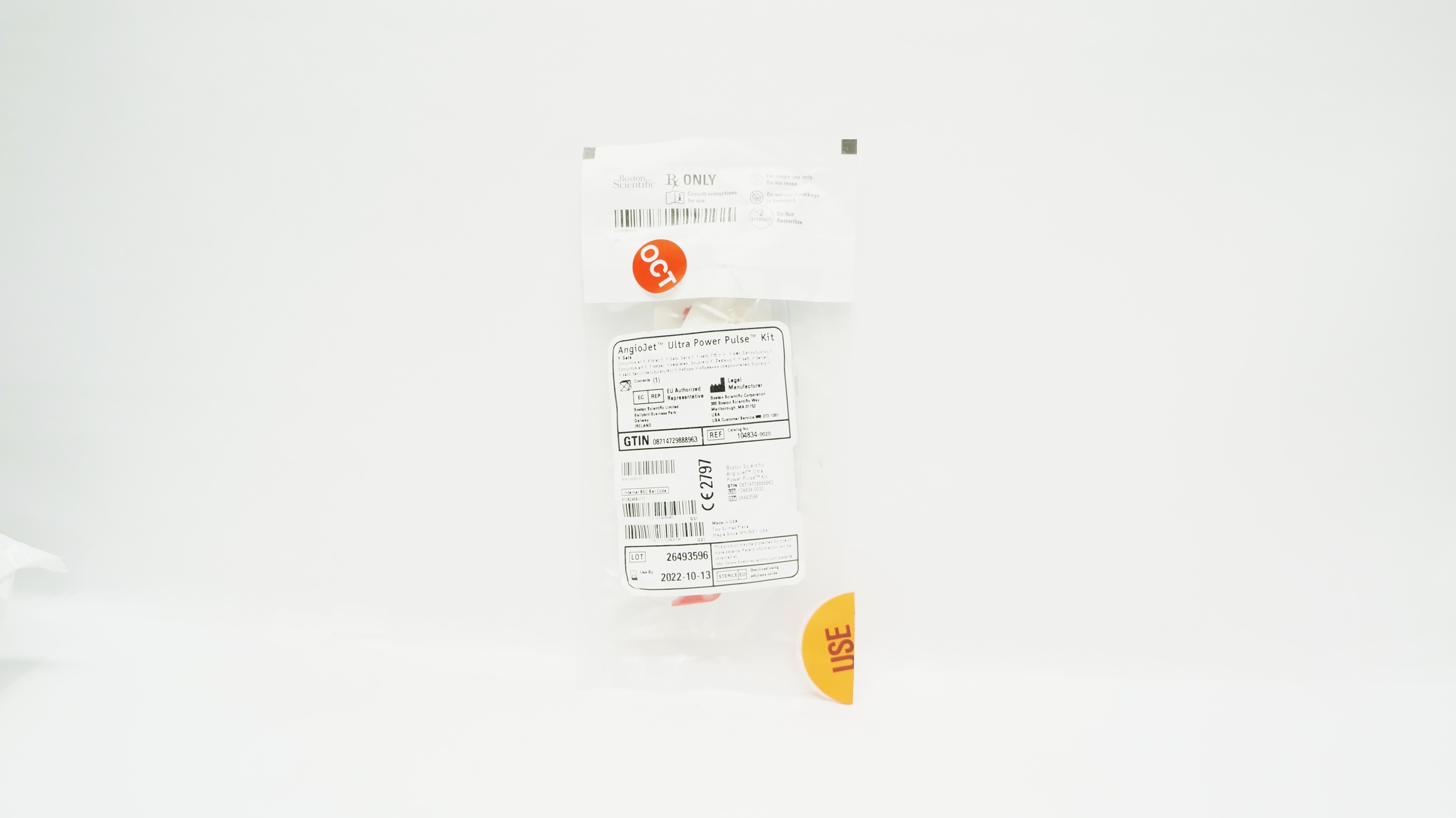 Boston Scientific 104834-0020 AngioJet Ultra Power Pulse Kit Y-Sets (x)