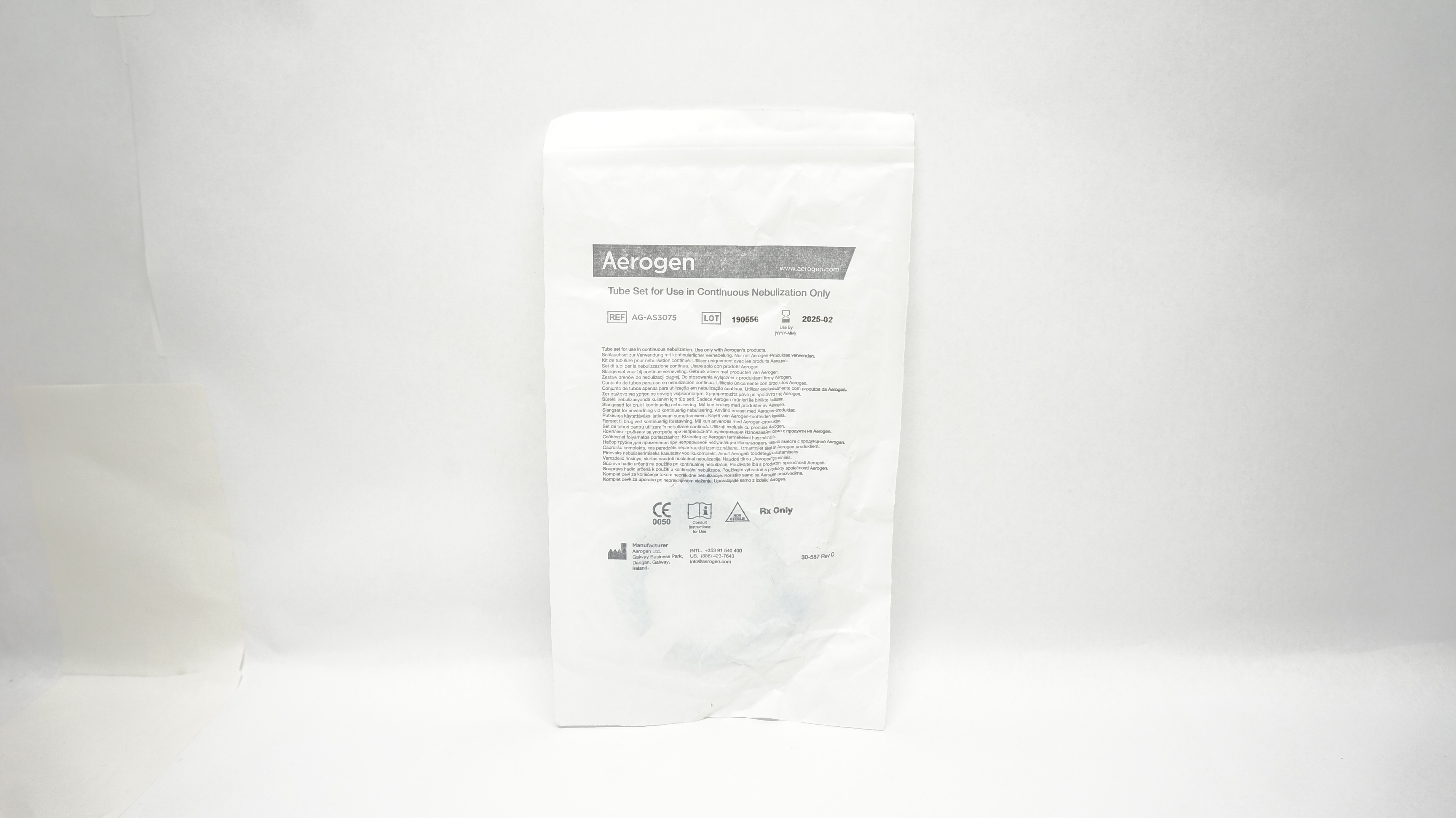 Aerogen AG-AS3075 Tube Set for Use in Continuous Nebulization