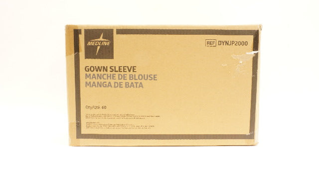 Medline DYNJP2000A Gown Sleeve 23 inch 1 CSR Wrap - Case of 60