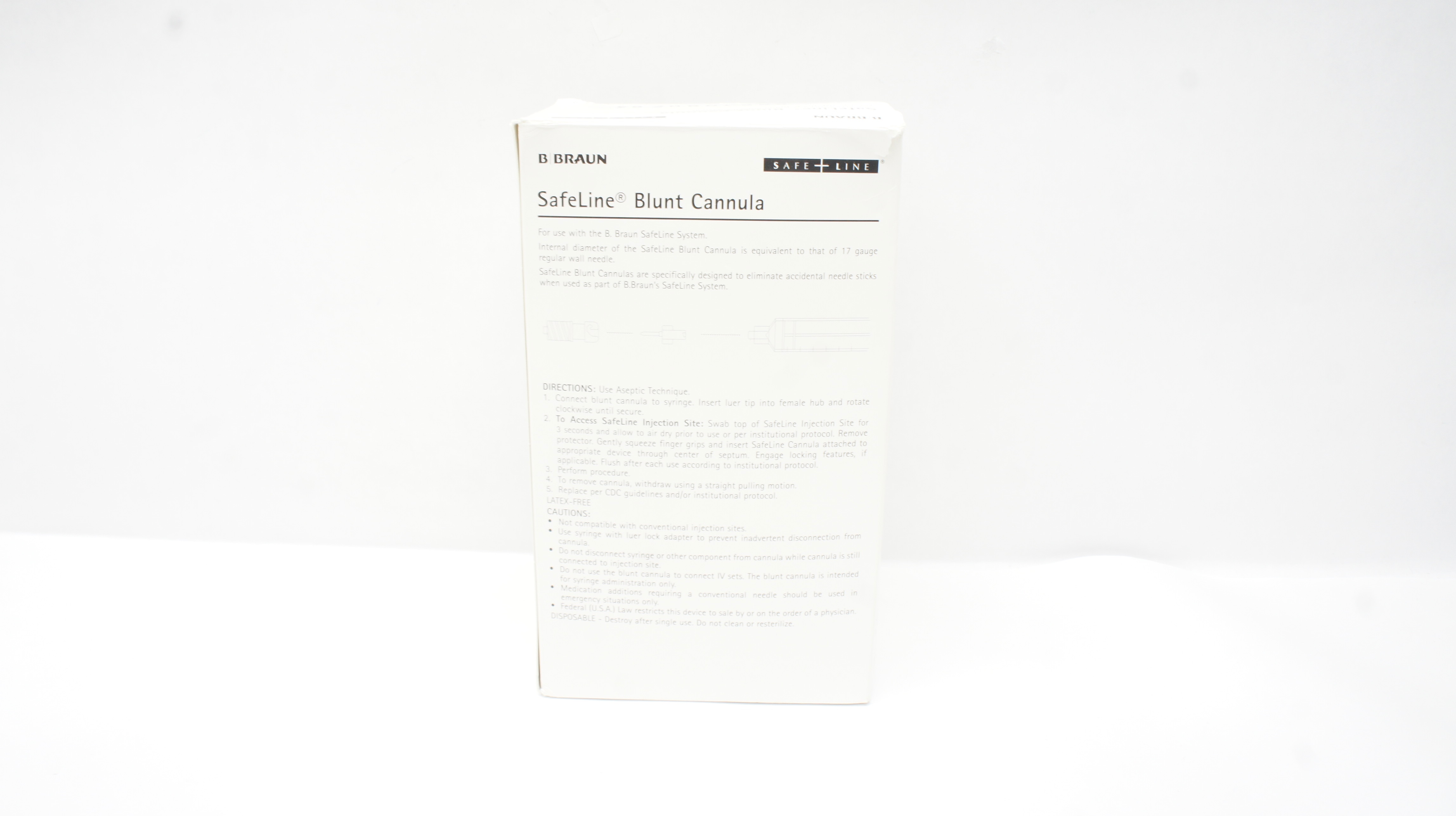 B. Braun NF9210 SAFELINE Blunt Cannula - Box of 74