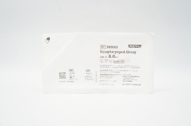 Smiths Medical 340080 Portex Nasopharyngeal Airway 8.0mm