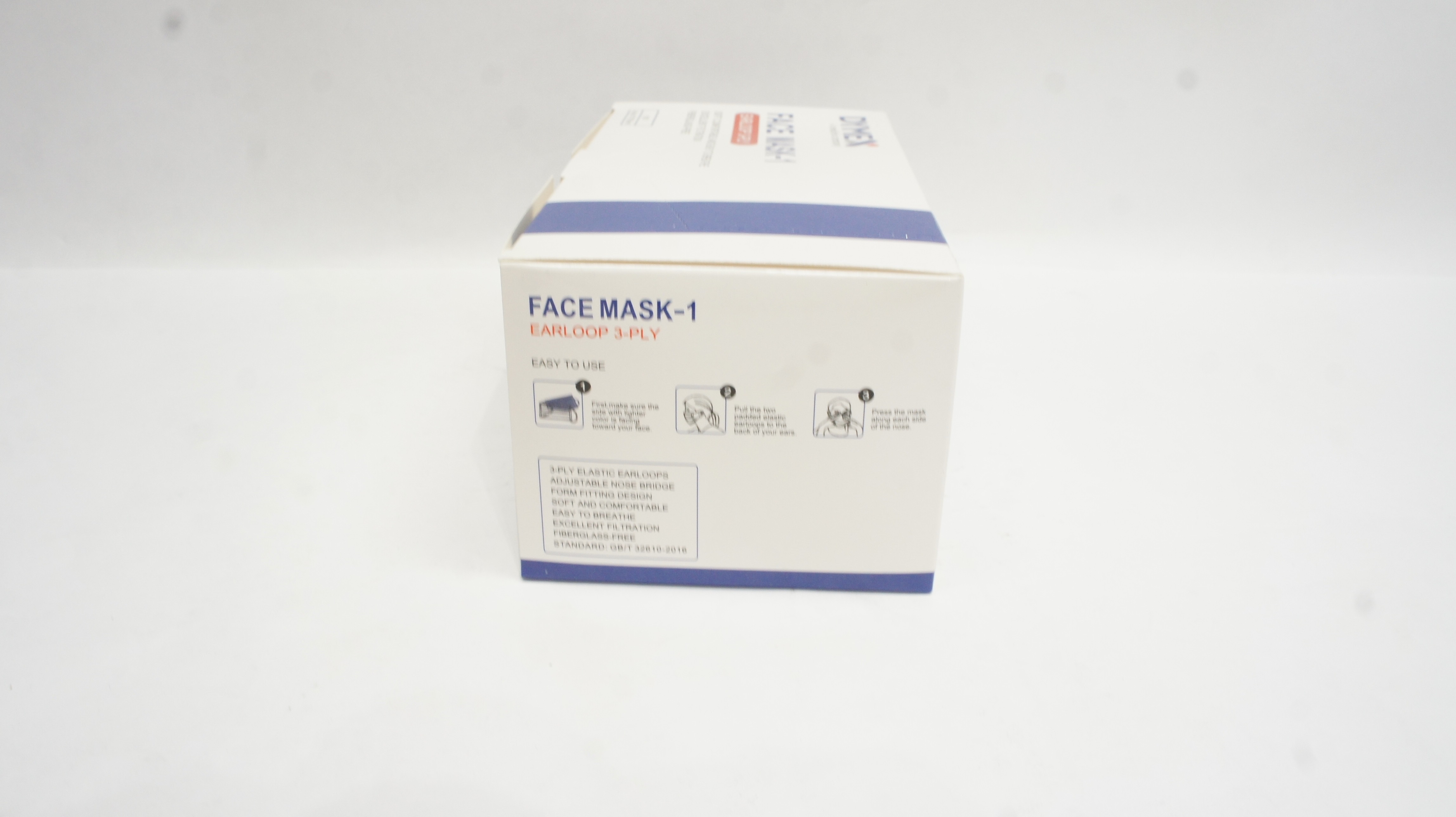 Dymex 1601 Face Mask-1 Earloop 3-Ply (x) - Box of 50