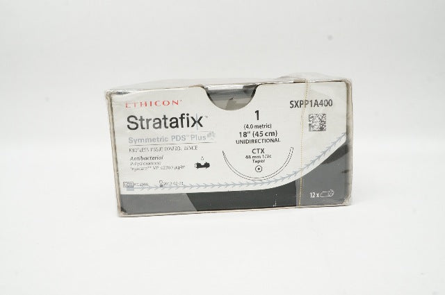 Ethicon SXPP1A400 1 Stratafix CTX 48mm 1/2c Taper 18inch - Box of 12 (x)