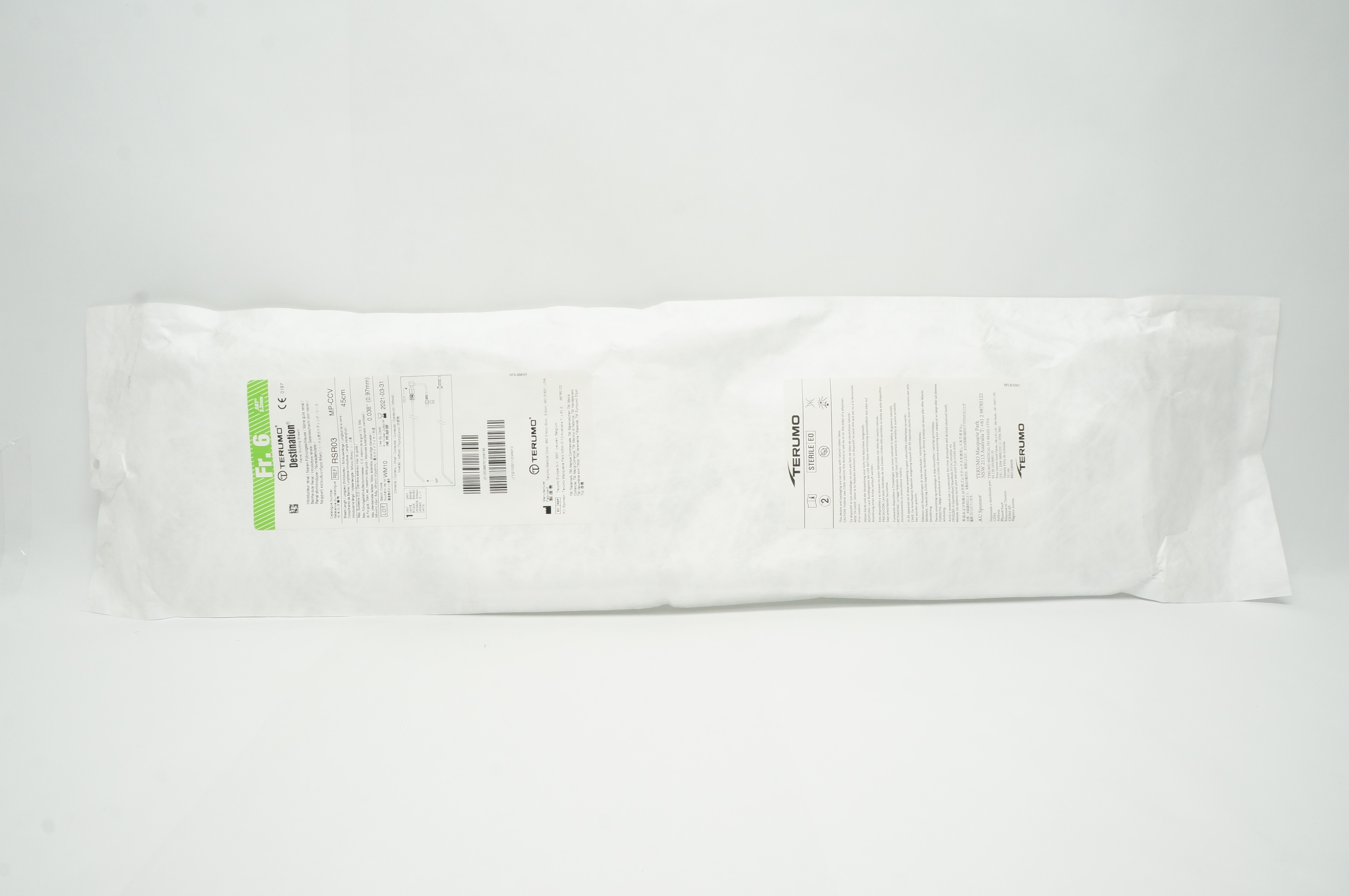 Terumo RSR03 Destination Renal Guiding Sheath 6Fr x 45cm (x)