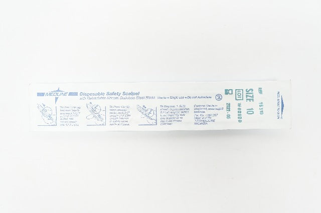 Medline 15310 Disposable Safety Scalpel Size 10 (x)