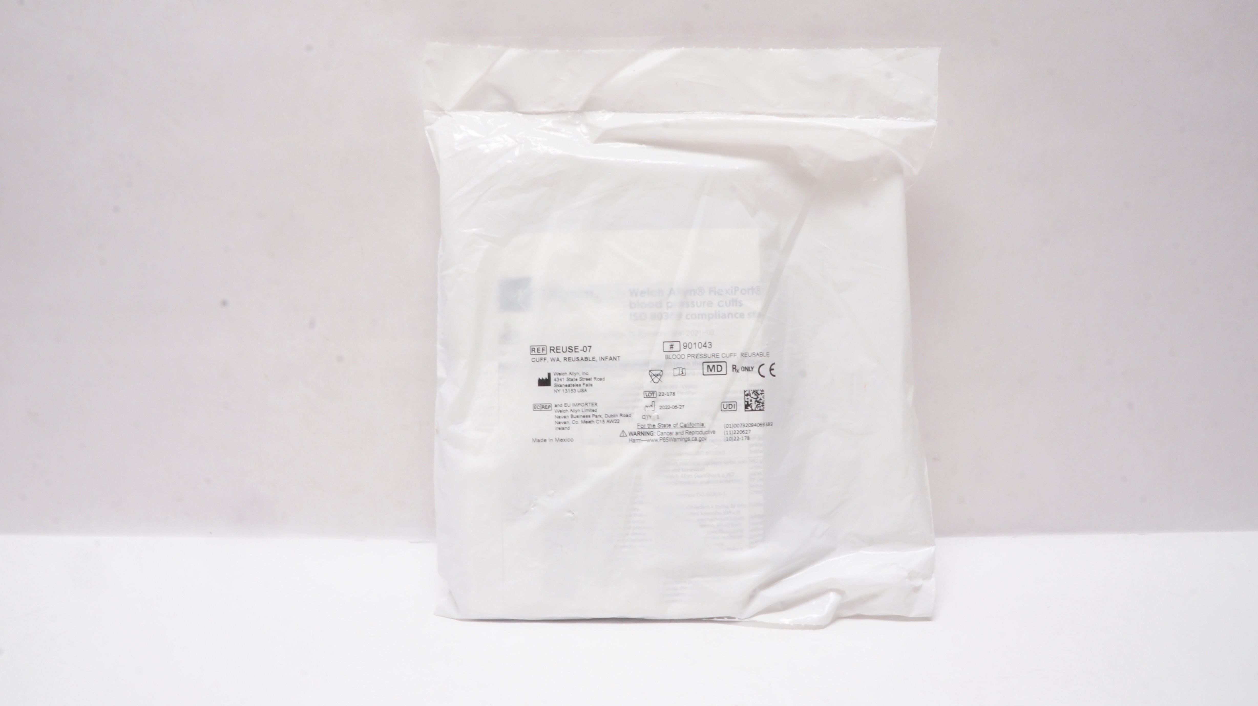 Welch Allyn 901043 FlexiPort Reusable Blood Pressure Cuff Infant 7