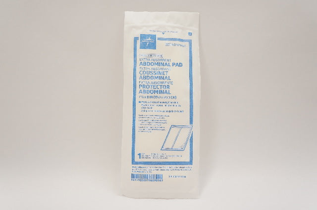 Medline NON21453 Extra Absorbent Abdominal Pad 19.0 x 20.3cm