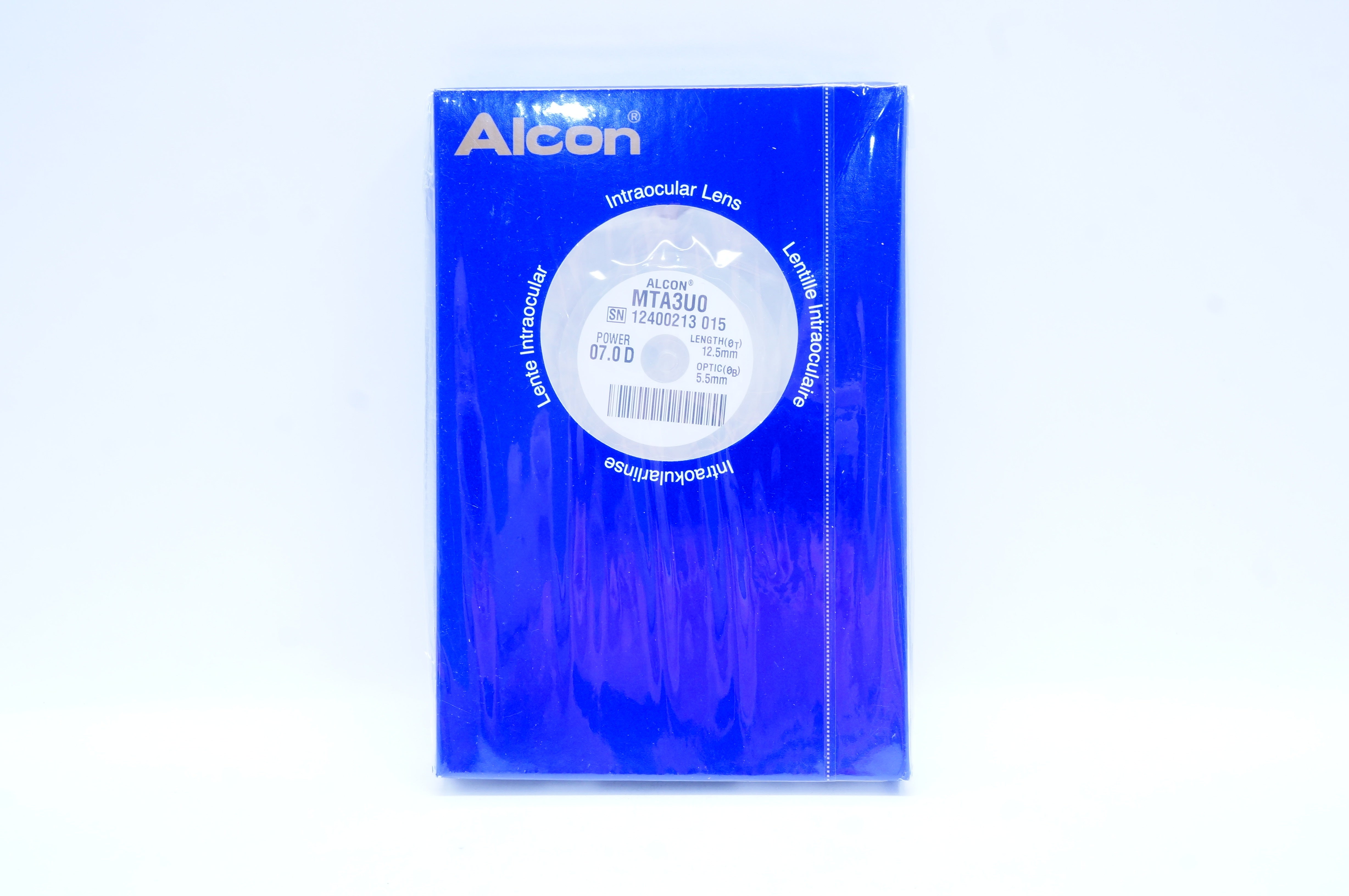 Alcon Laboratories MTA3U0 Intraocular Lens 07.0 D x 5.5mm x 12.5mm (x)
