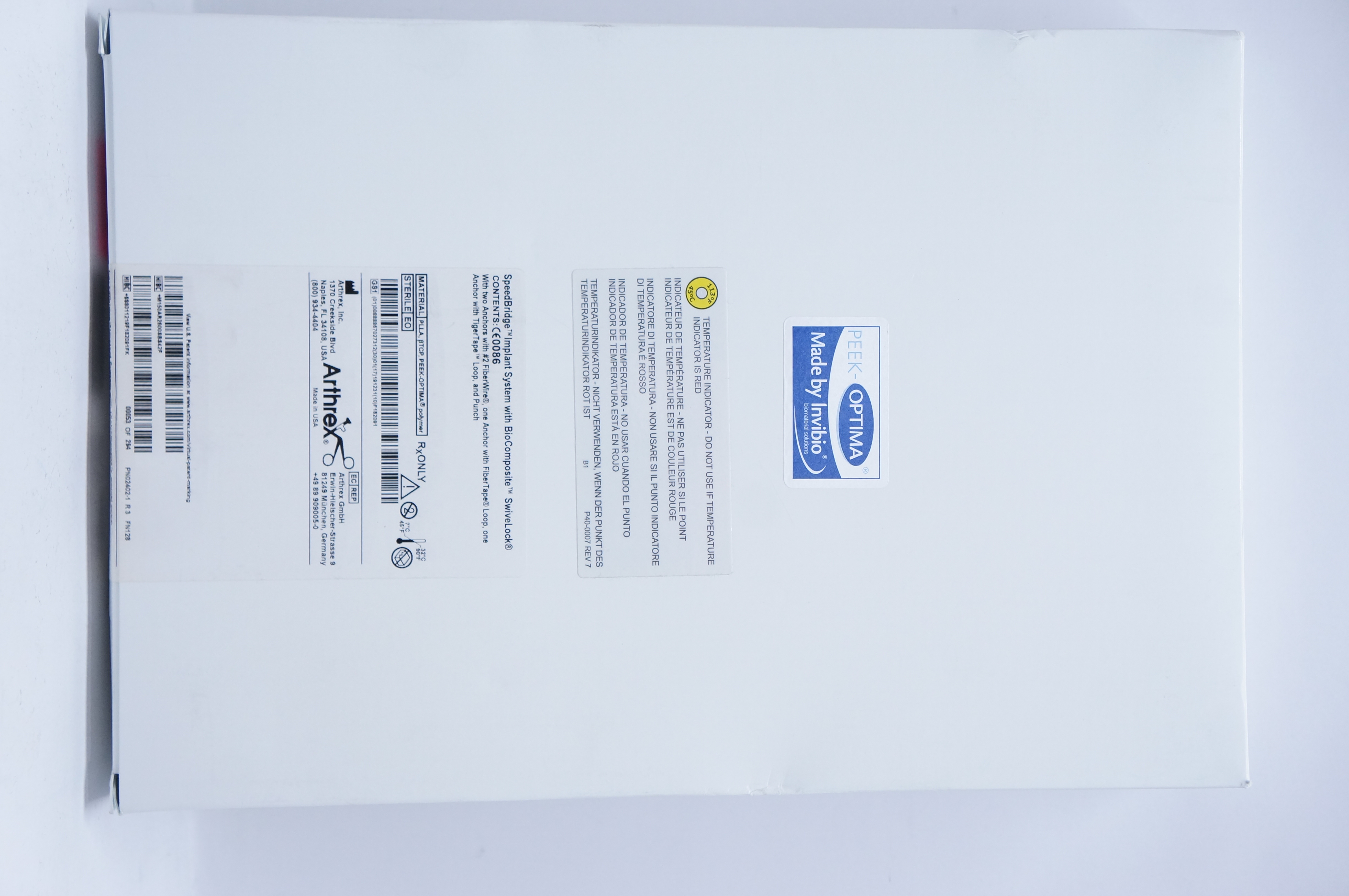 Arthrex AR-2600SBS-4 SpeedBridge Implant System with BioComposite 4.75x19.1mm(x)