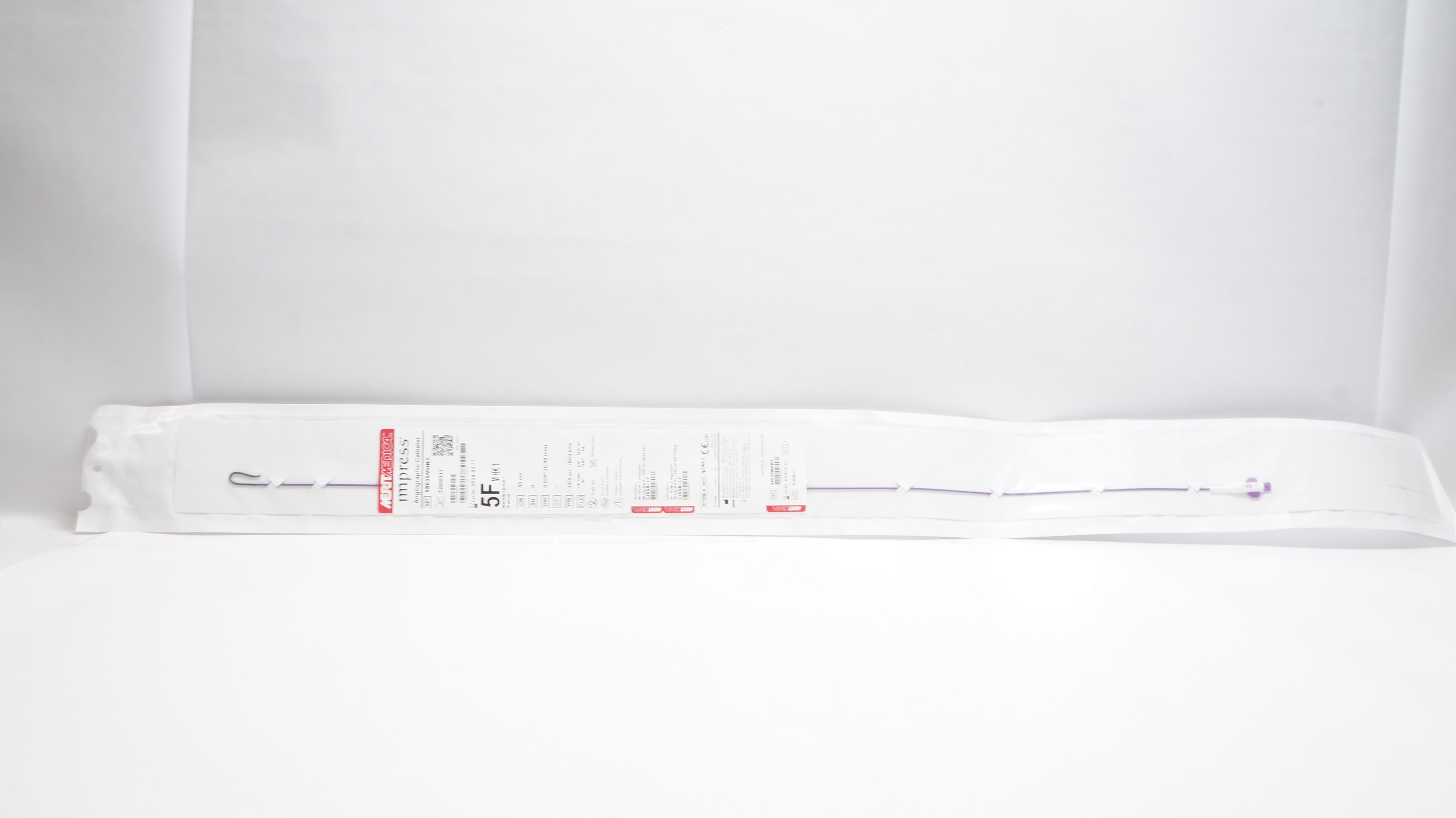 Merit Medical 58035MHK1 Impress MHK1 Angiographic Cath. 5F x 80cm x 0.035inch(x)