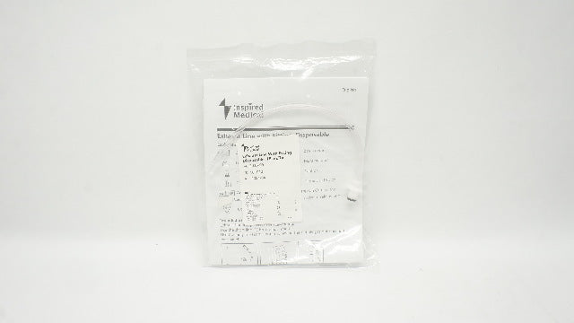 Inspired Medical Exhaust Line with Fitting Disposable 18cm/7inch (x)