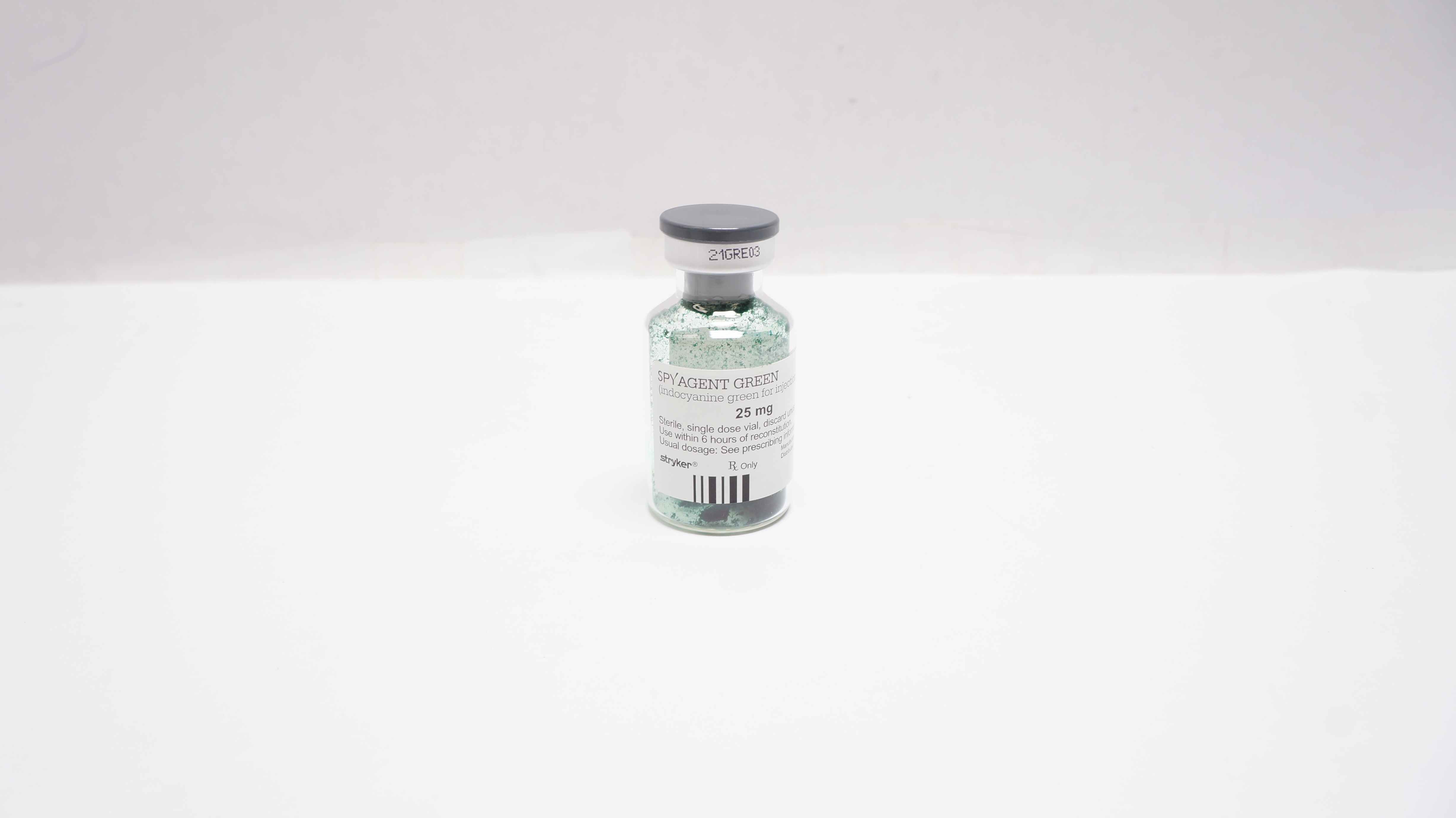 Green Injection Stryker Indocyanine for Injections, SPY Agent Green, 25mg