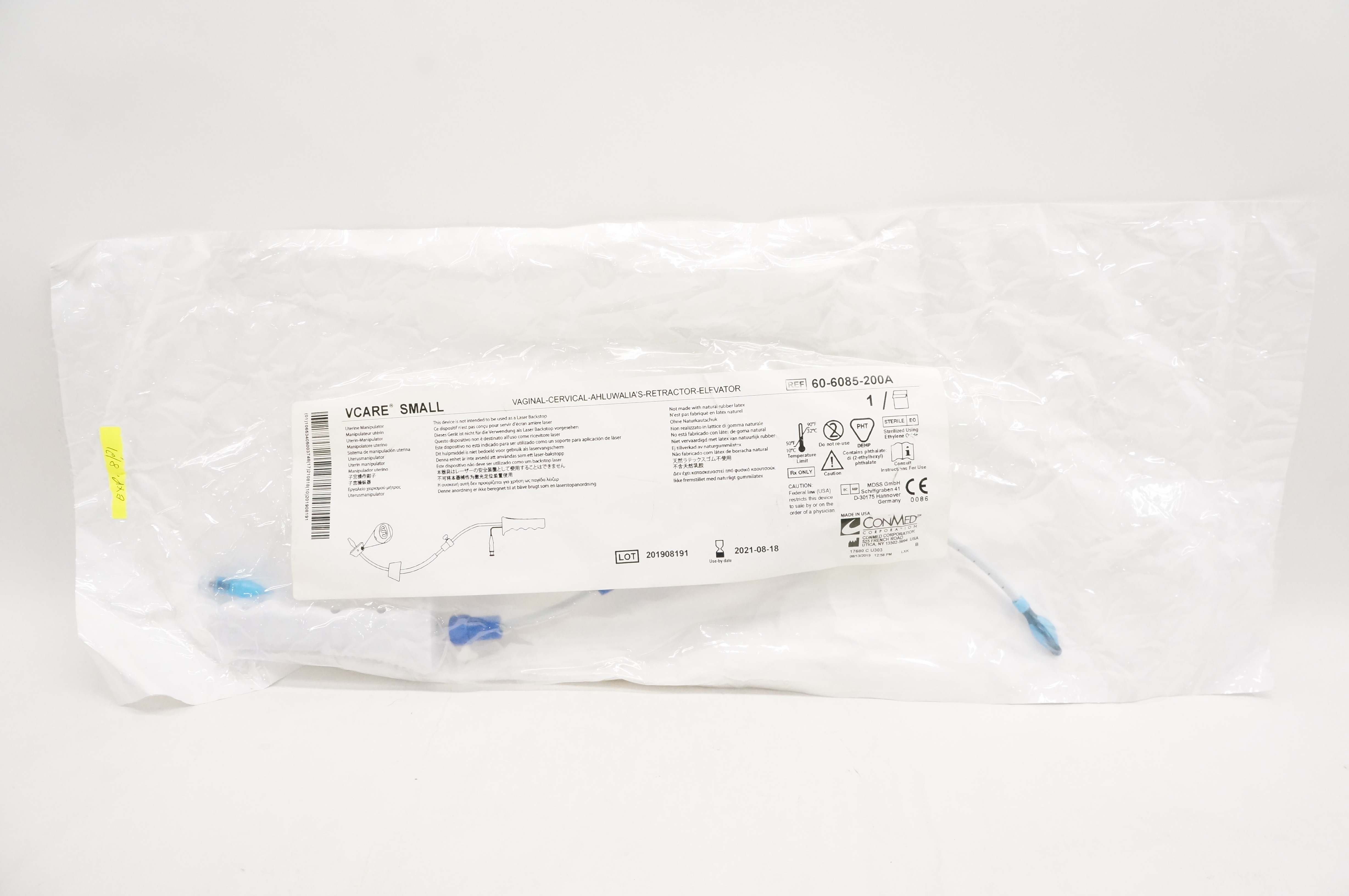 ConMed 60-6085-200A Vcare Small Uterine Manipulator (x)