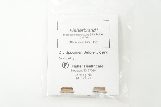 Fisherbrand 14-372-72 Disposable Microscope Slide Holder, Double