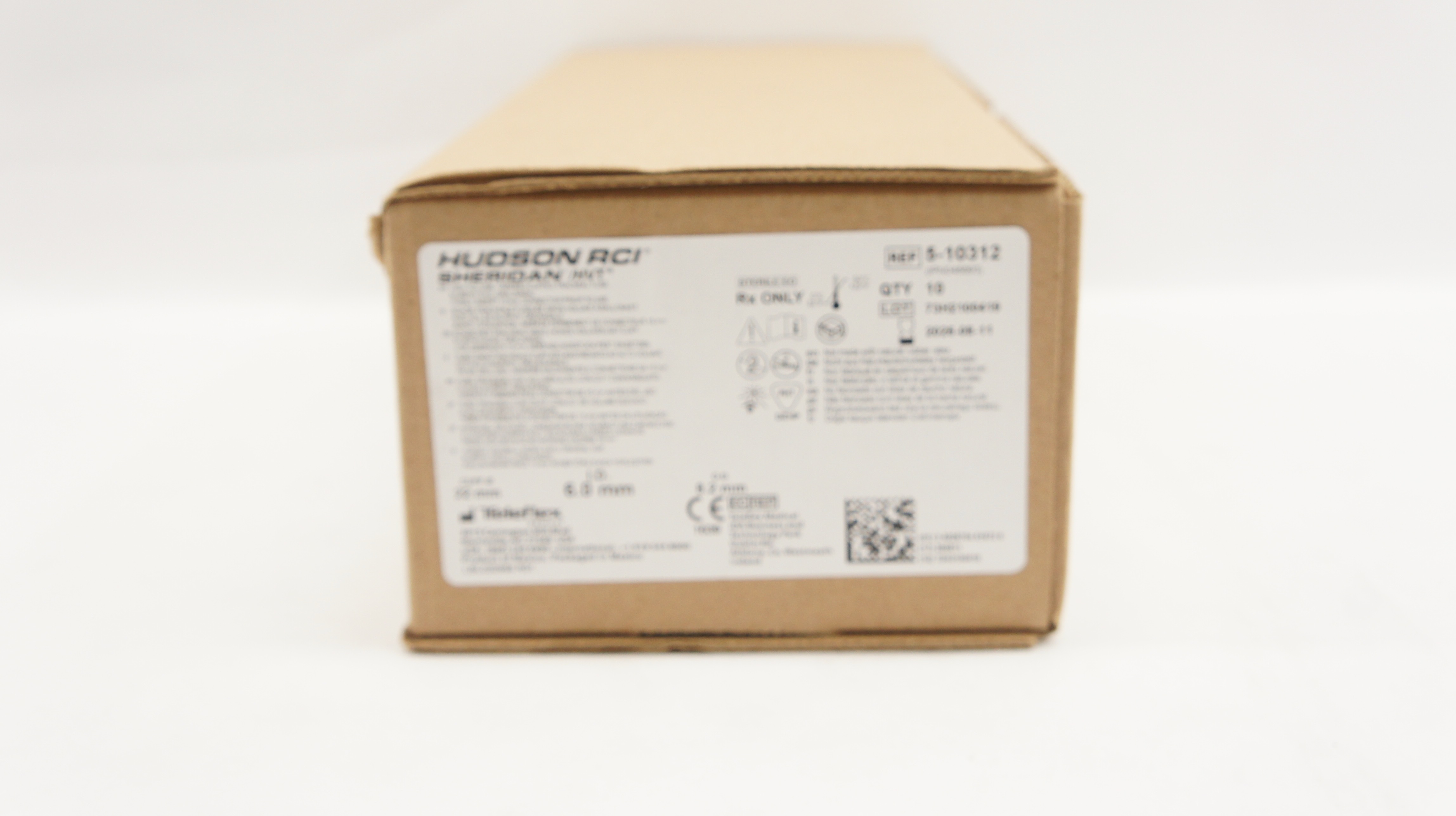 Teleflex 5-10312 Hudson RCI Sheridan HVT Cuffed Tracheal Tube 6.0x22mm-Box of 10