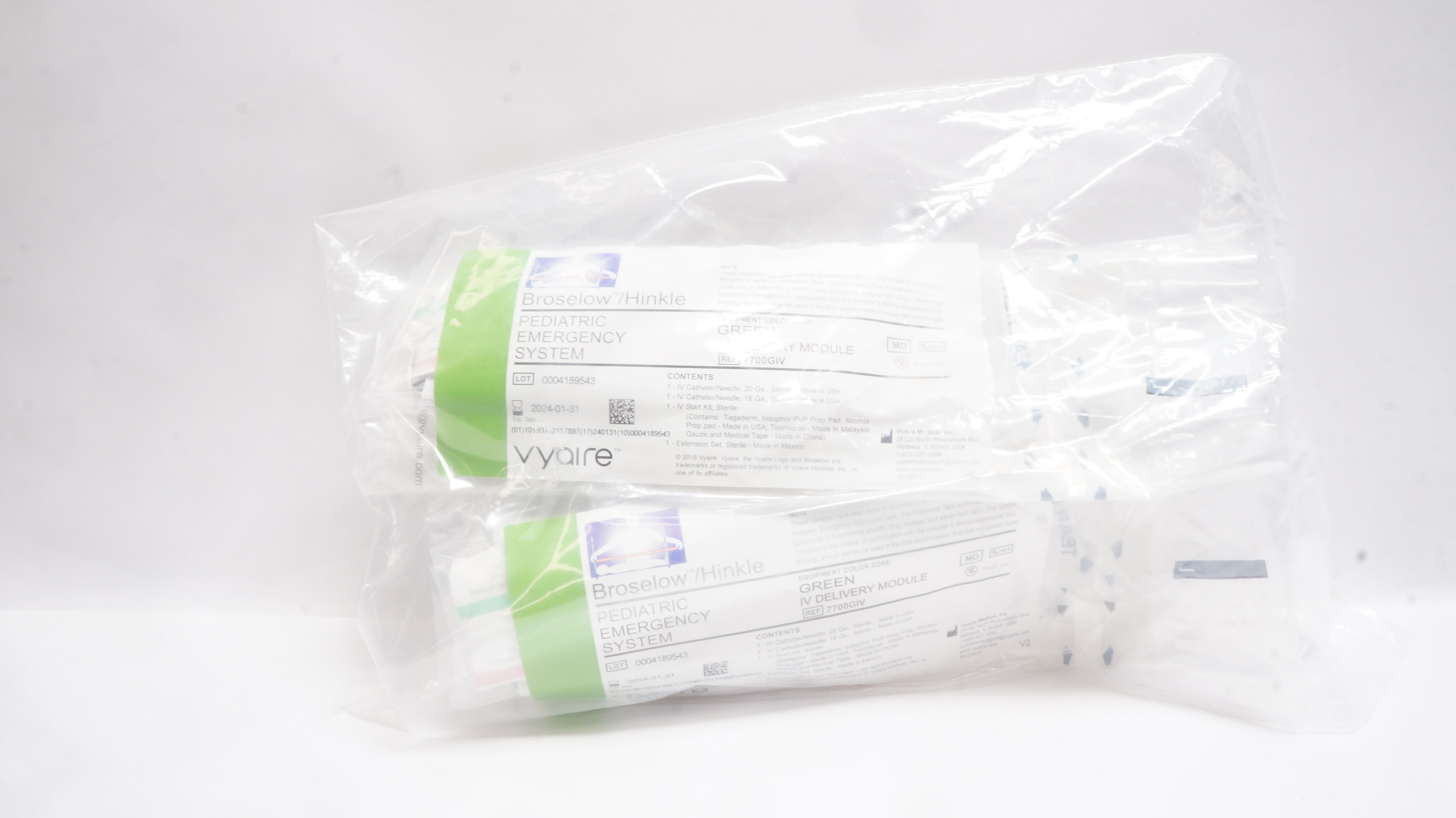 Vyaire 7700GIV Broselow/Hinkle Pediatric Emergency System IV Delivery ...