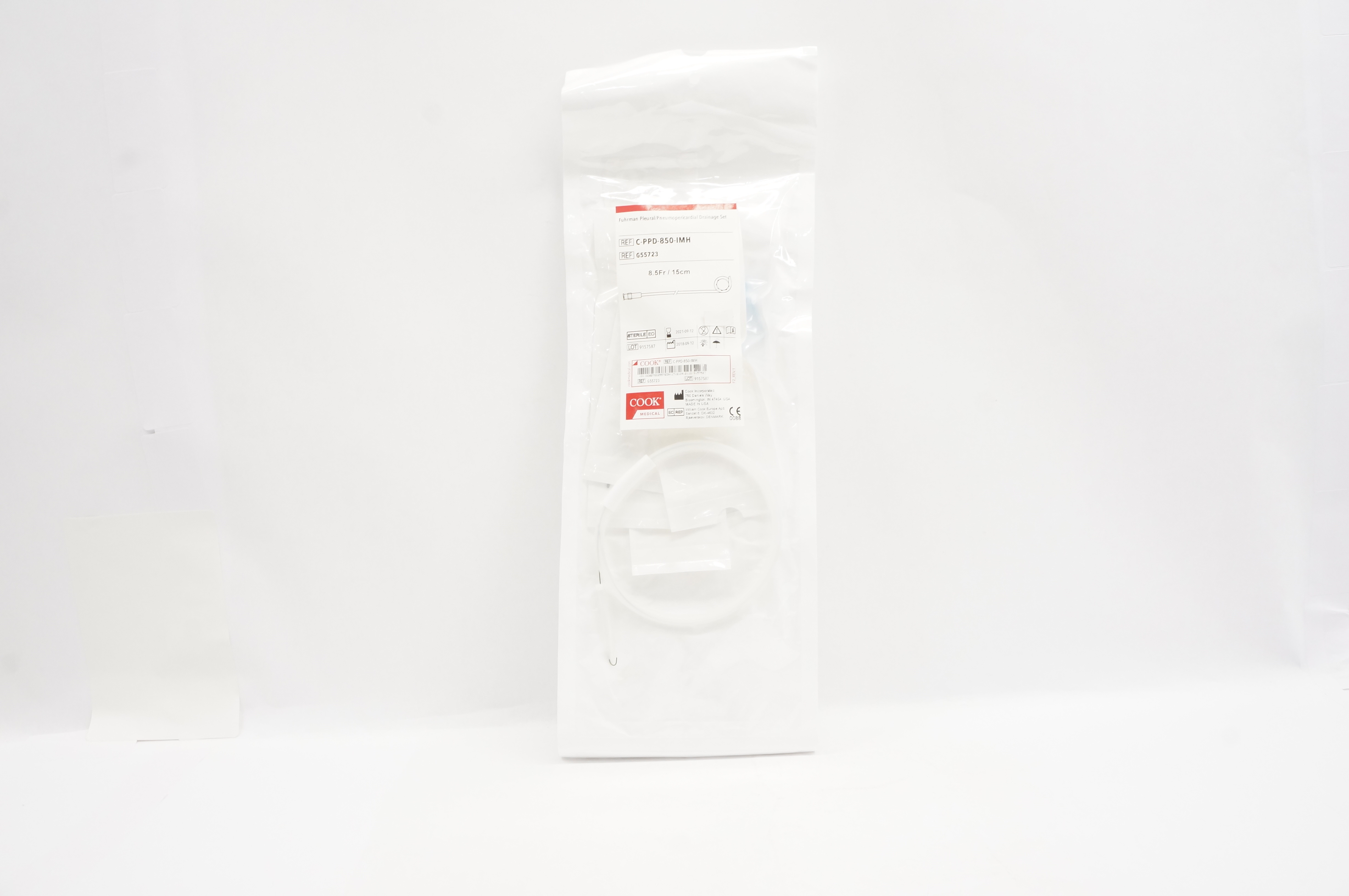 Cook Medical G55723 Fuhrman Pleural/Pneumopericardial Drainage Set 8.5Fr (x)