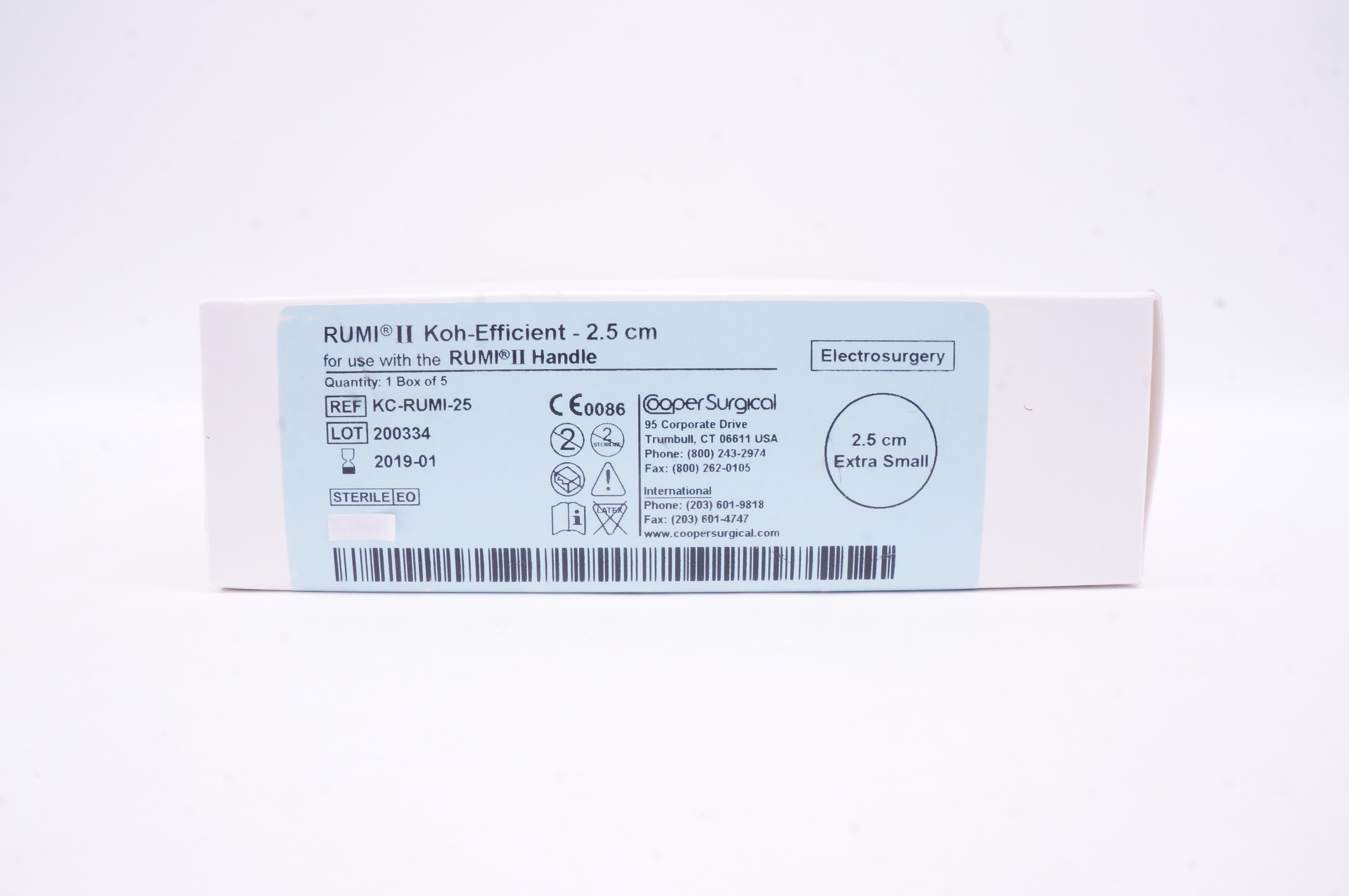 Cooper Surgical KC-RUMI-25 RUMI II Koh-Efficient - 2.5cm Extra Small (x)