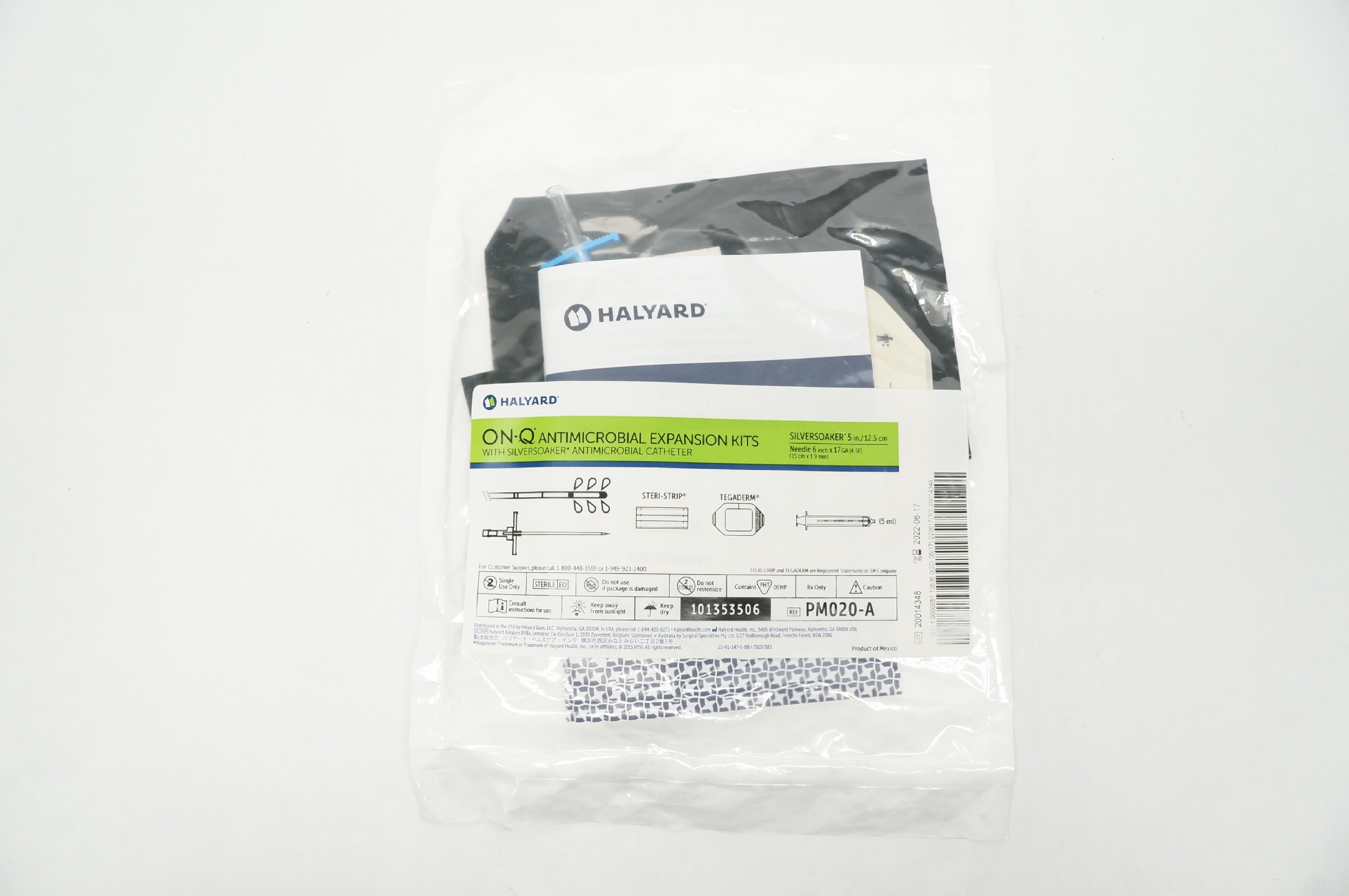 Halyard PM020-A On-Q Antimicrobial Expansion Kits w/Antimicrobial Cath. 5in. (x)