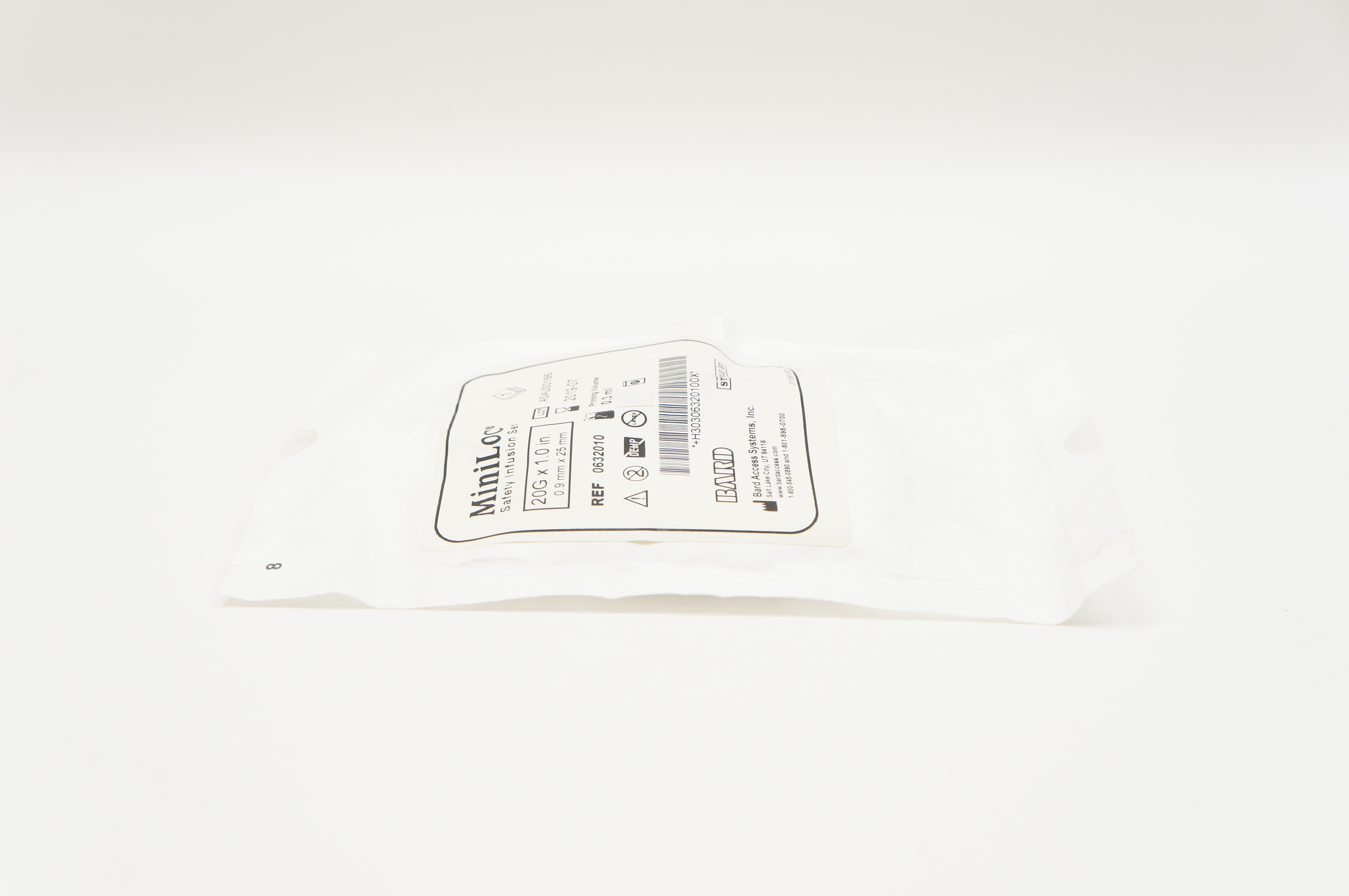 Bard 0632010 MiniLoc Safety Infusion Set 20G x 1inch (x)