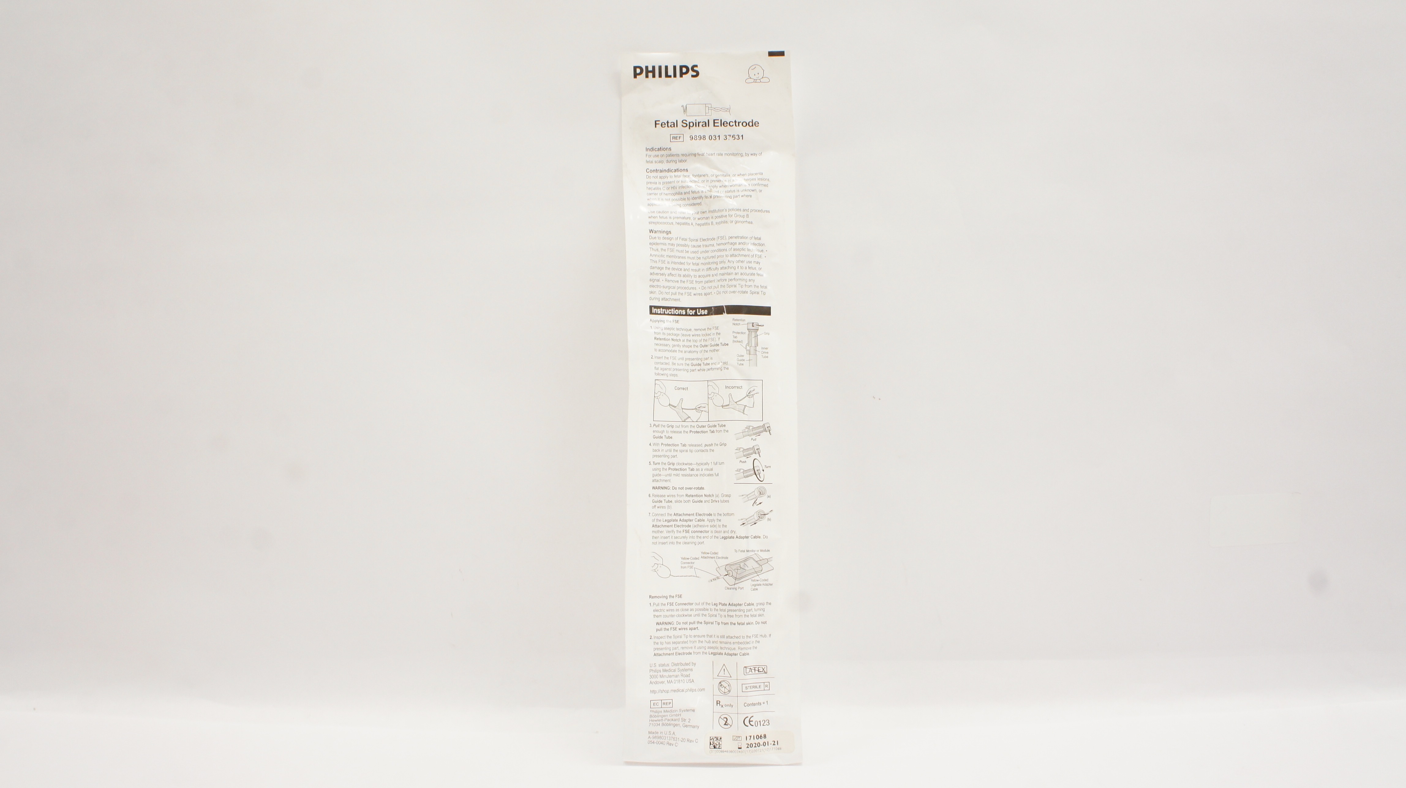 Philips 989803137631 Fetal Spiral Electrode (x)