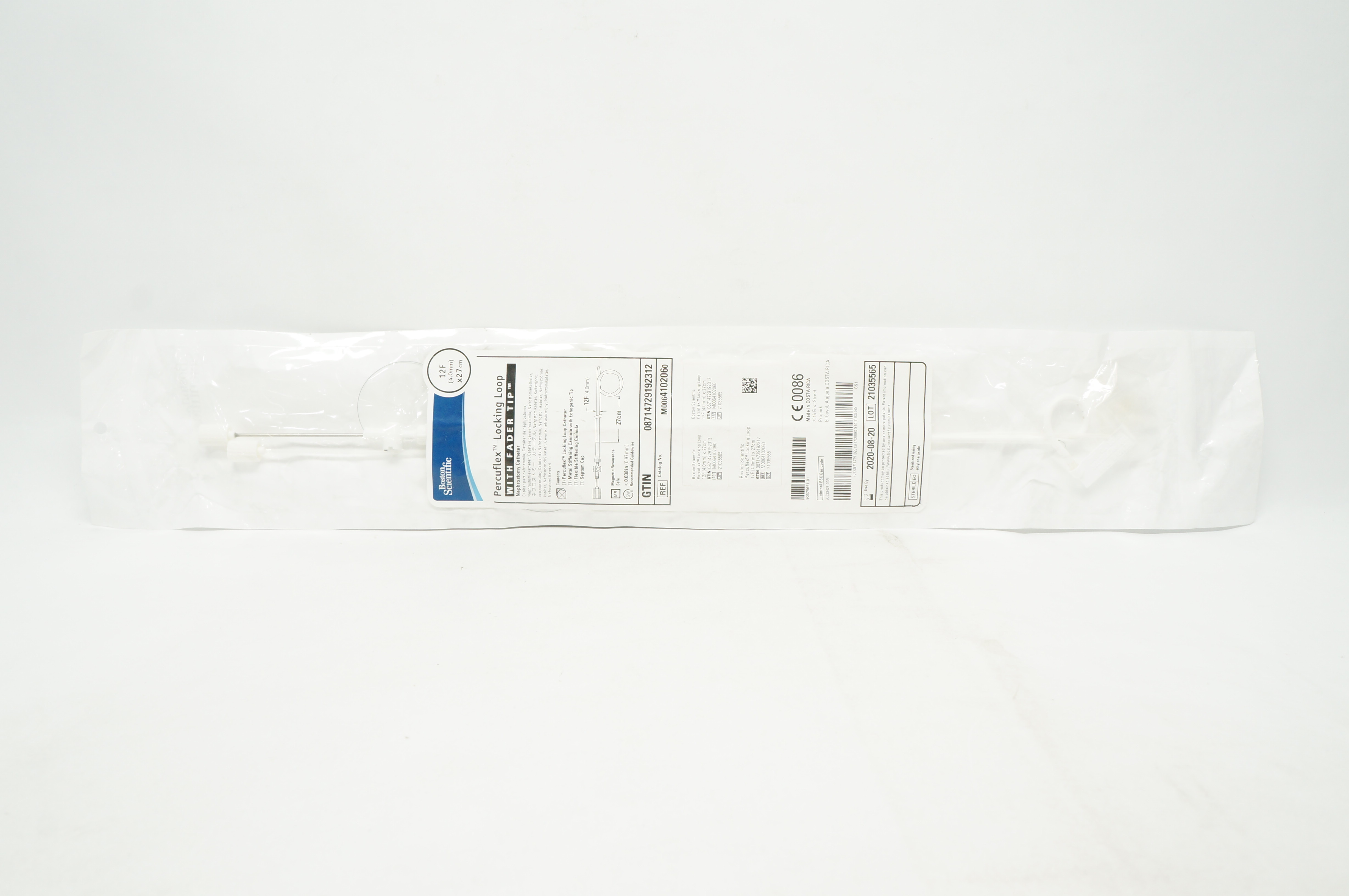 Boston Scientific M0064102060 Percuflex Locking Loop Nephrostomy Cath. 12F x 27cm (x)