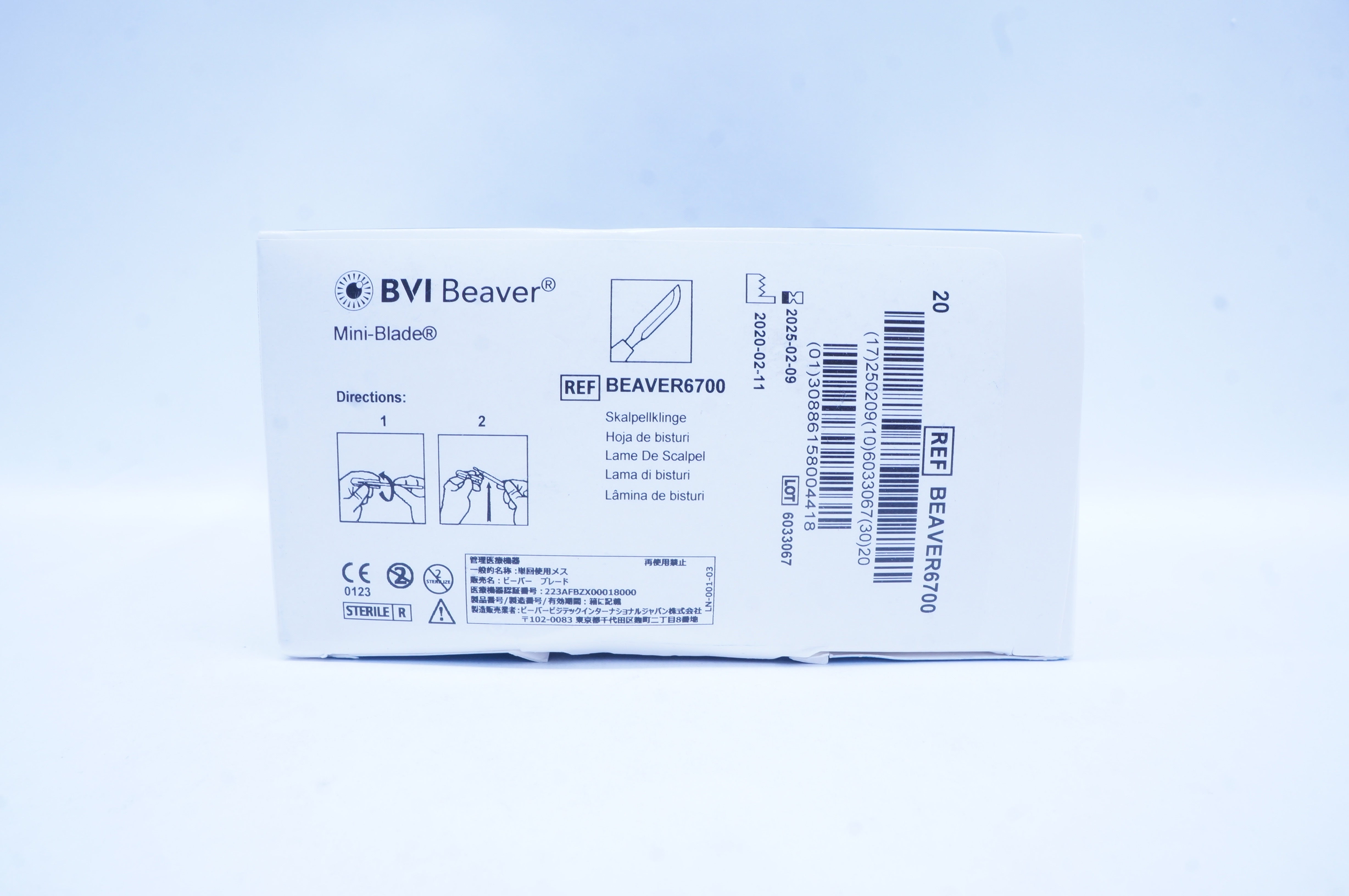 BVI Beaver BEAVER6700 Mini Blade - Box of 20