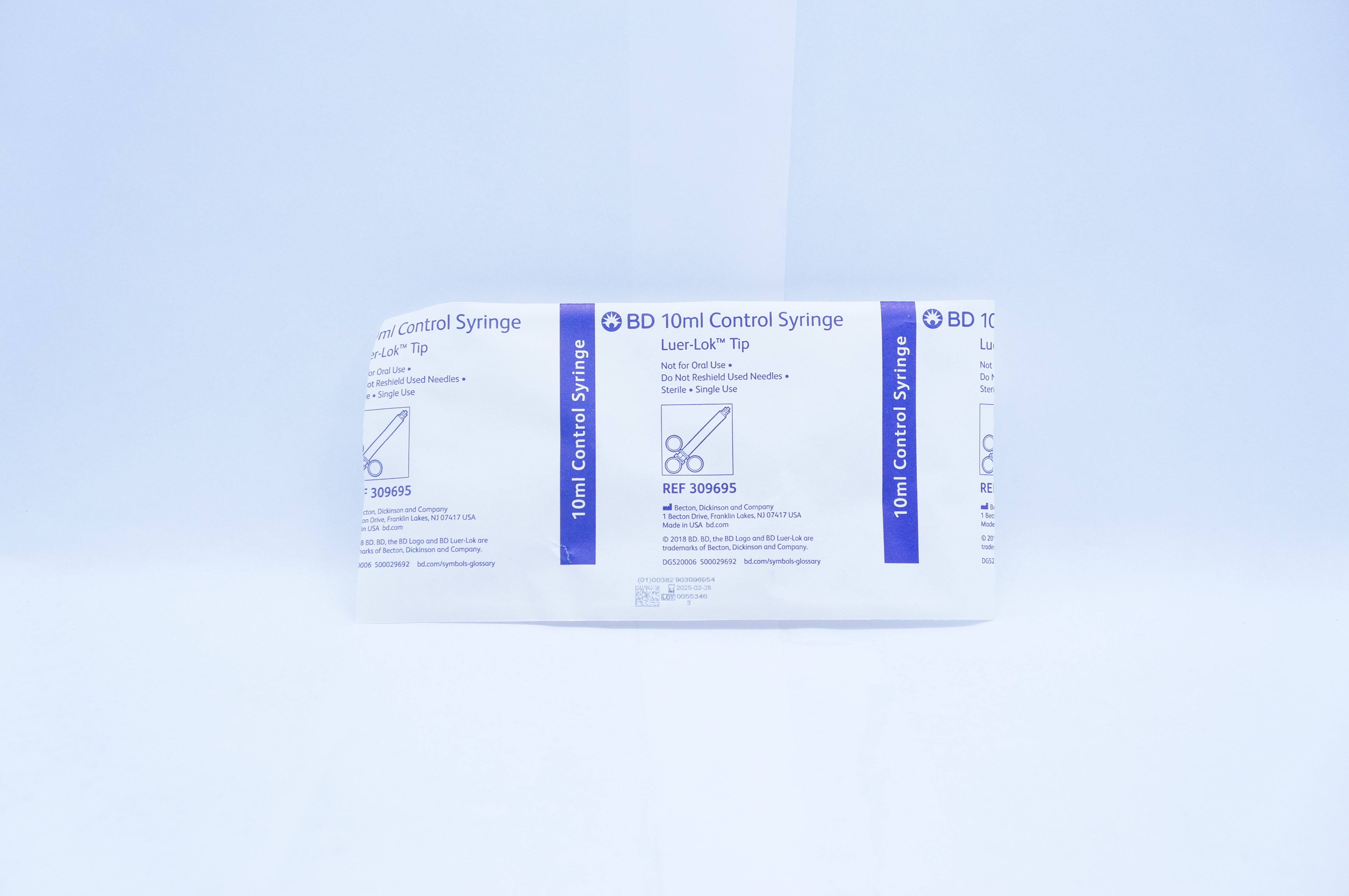 BD 309695  Luer-Lok Tip Control Syringe 10ml
