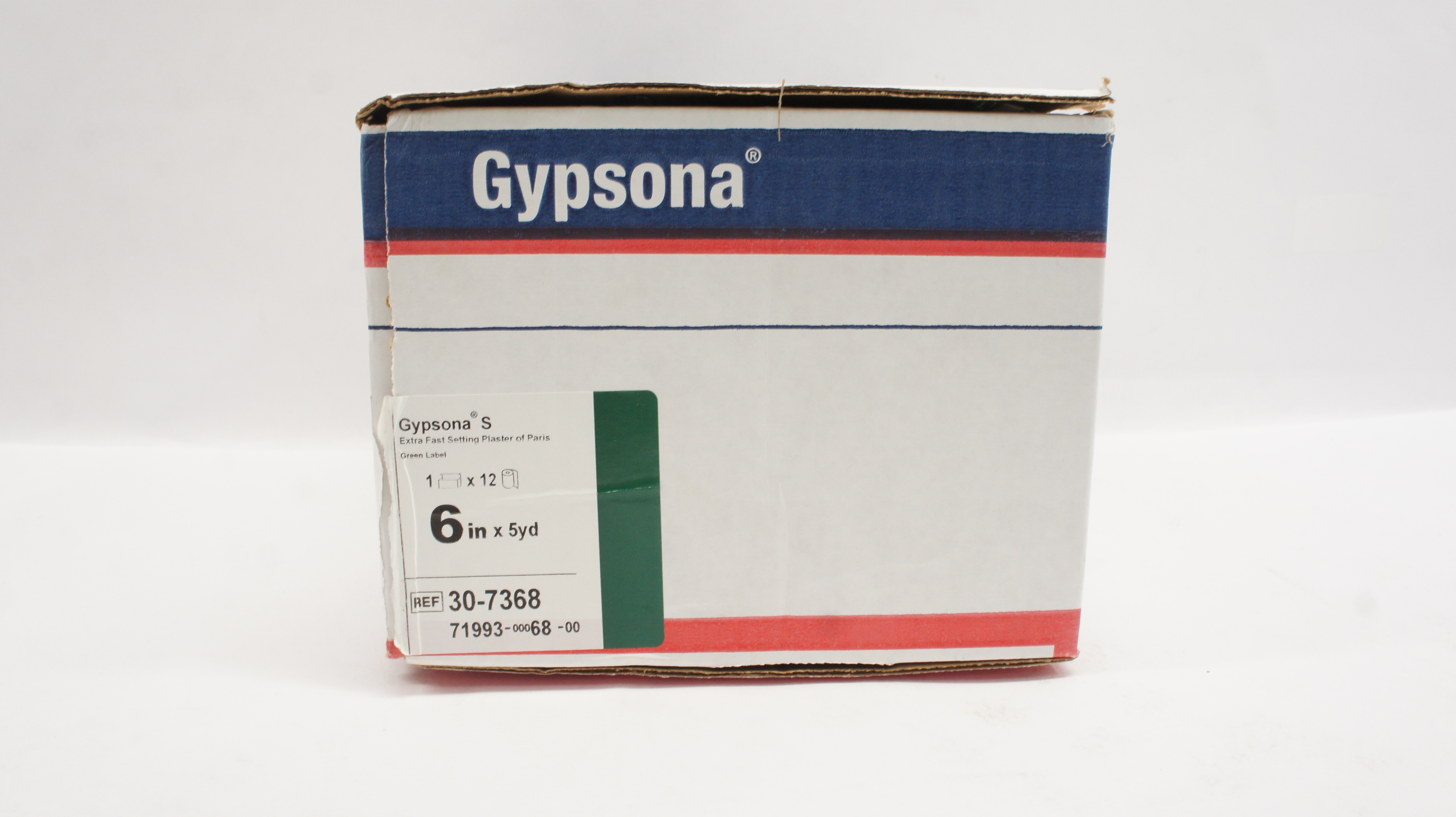 BSN 30-7368 Gypsona S Extra Fast Setting Plaster of Paris 6in. x 5yd - Box of 12