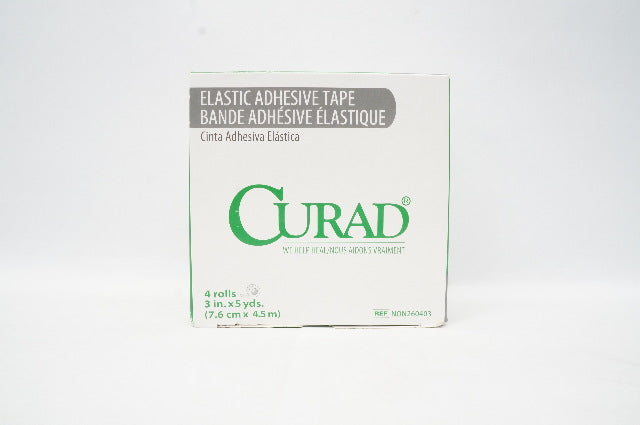 Medline NON260403 Curad  Elastic Adhesive Tape 3 inch x 5 yds - Box of 4