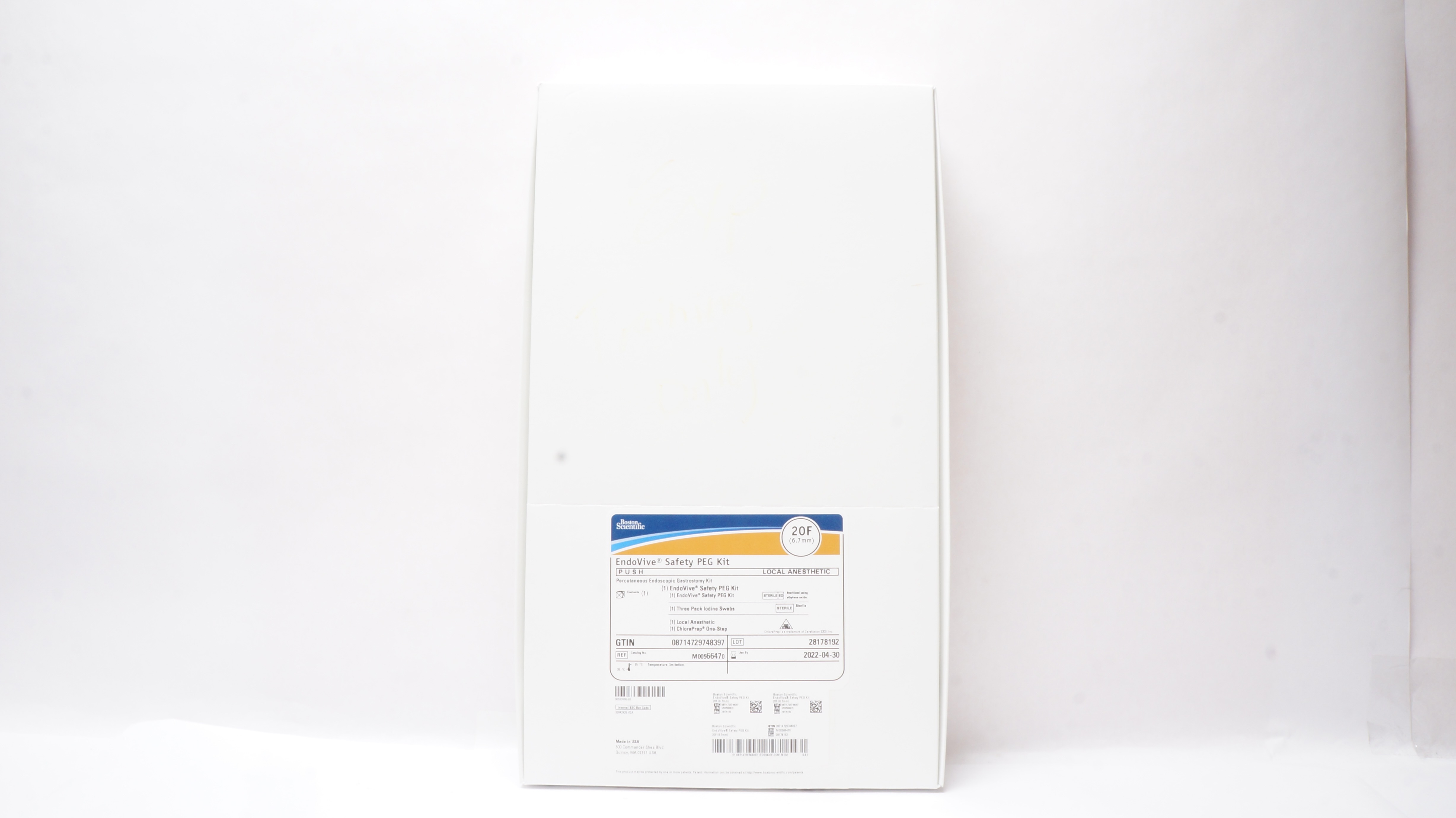Boston Scientific 6647 Percutaneous Endoscopic Gastrostomy Kit 20F (x)